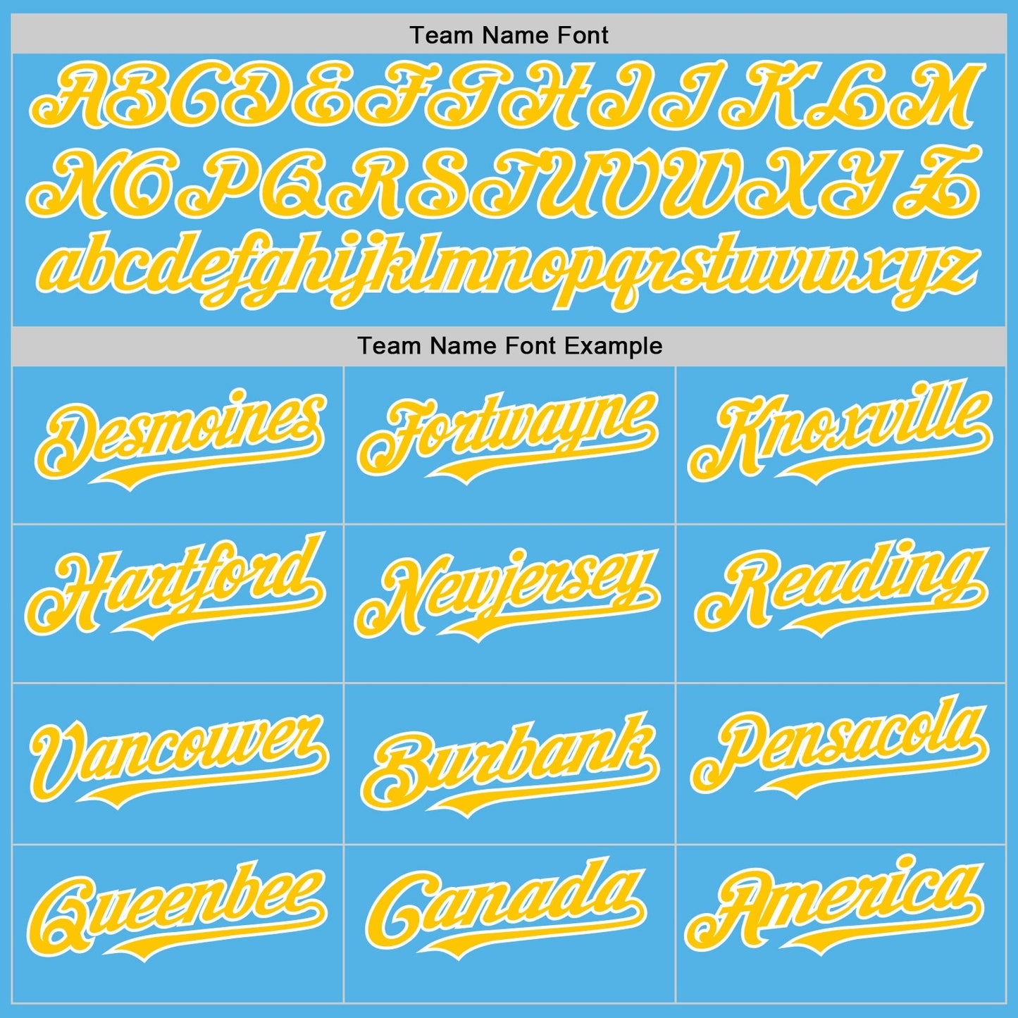 Custom Sky Blue Yellow-White Line Authentic Baseball Jersey baseball jersey product view 4
