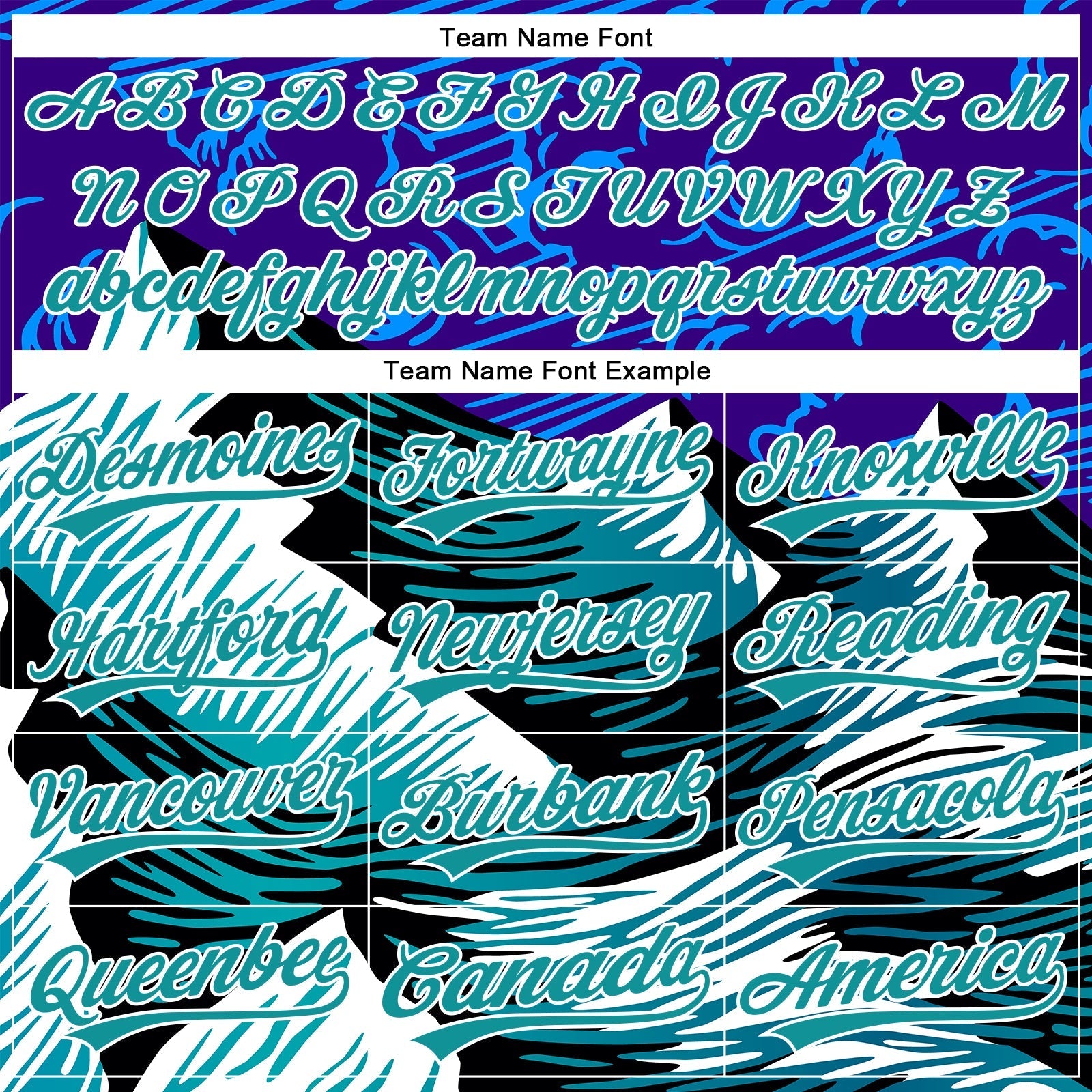 Custom Purple Teal-White 3D Pattern Design Mountains Authentic Baseball Jersey baseball jersey product view 4