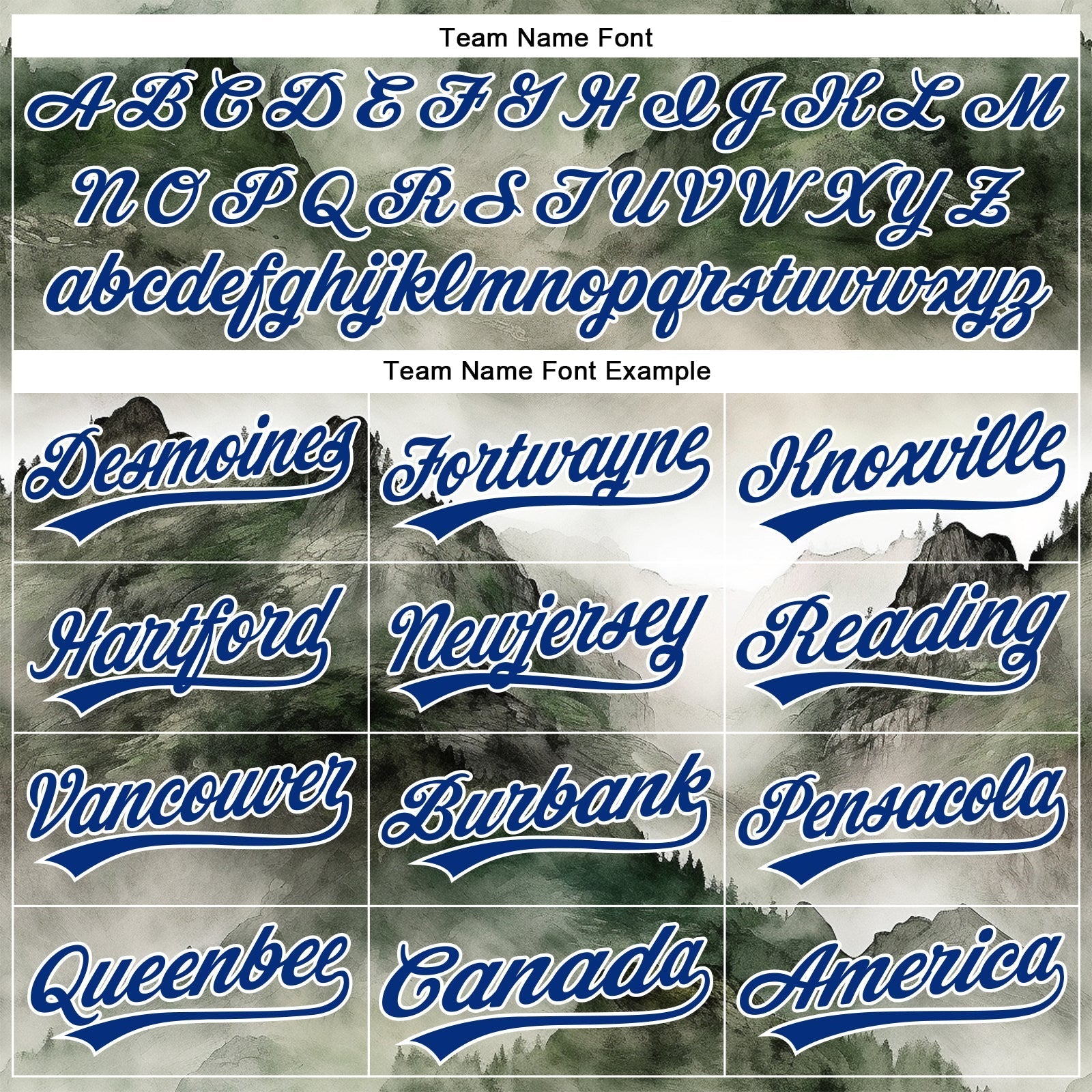 Custom White Red-Royal 3D Pattern Design Mountains Landscape Authentic Baseball Jersey baseball jersey product view 4