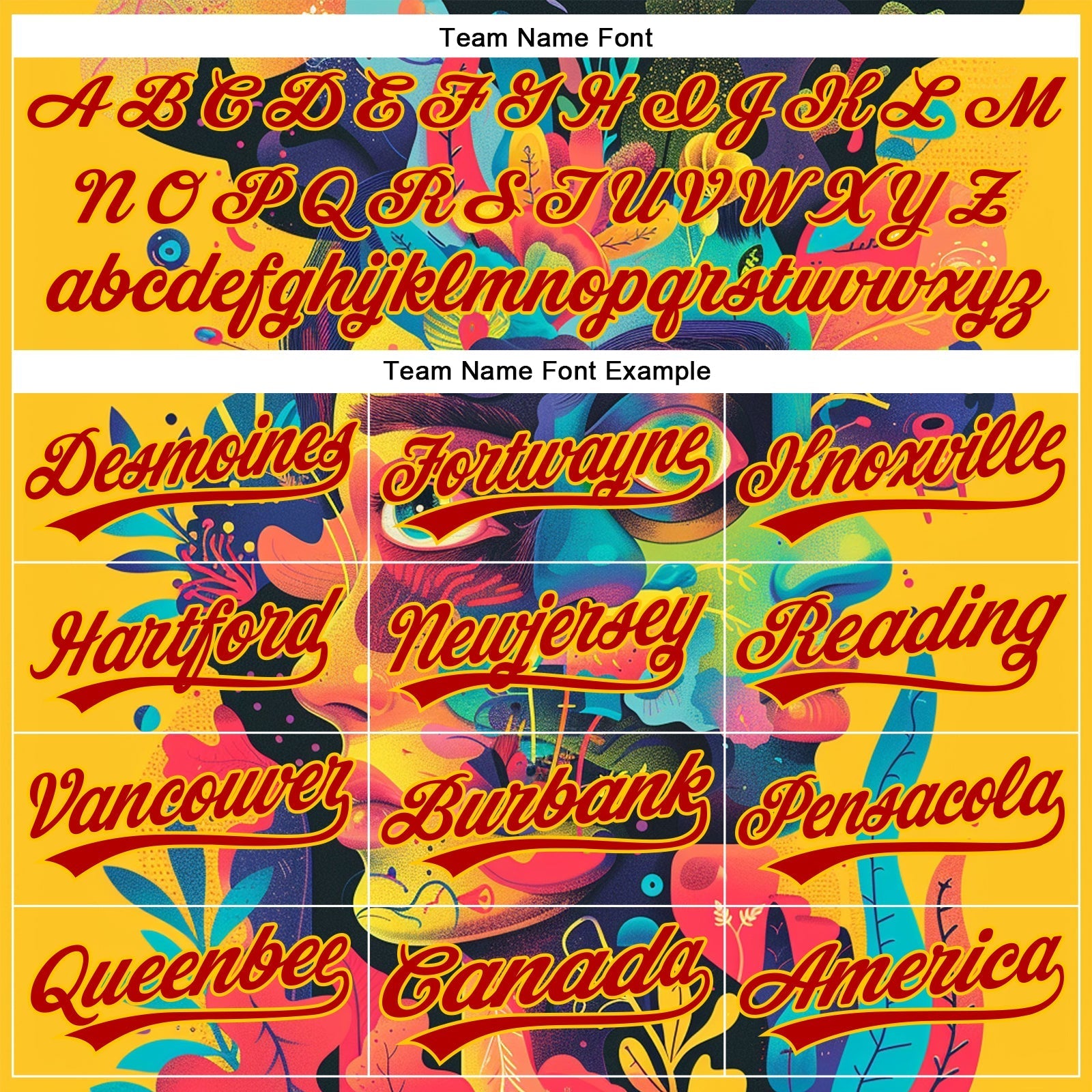 Custom Black Red-Yellow 3D Pattern Design Abstract Painting Authentic Baseball Jersey baseball jersey product view 4