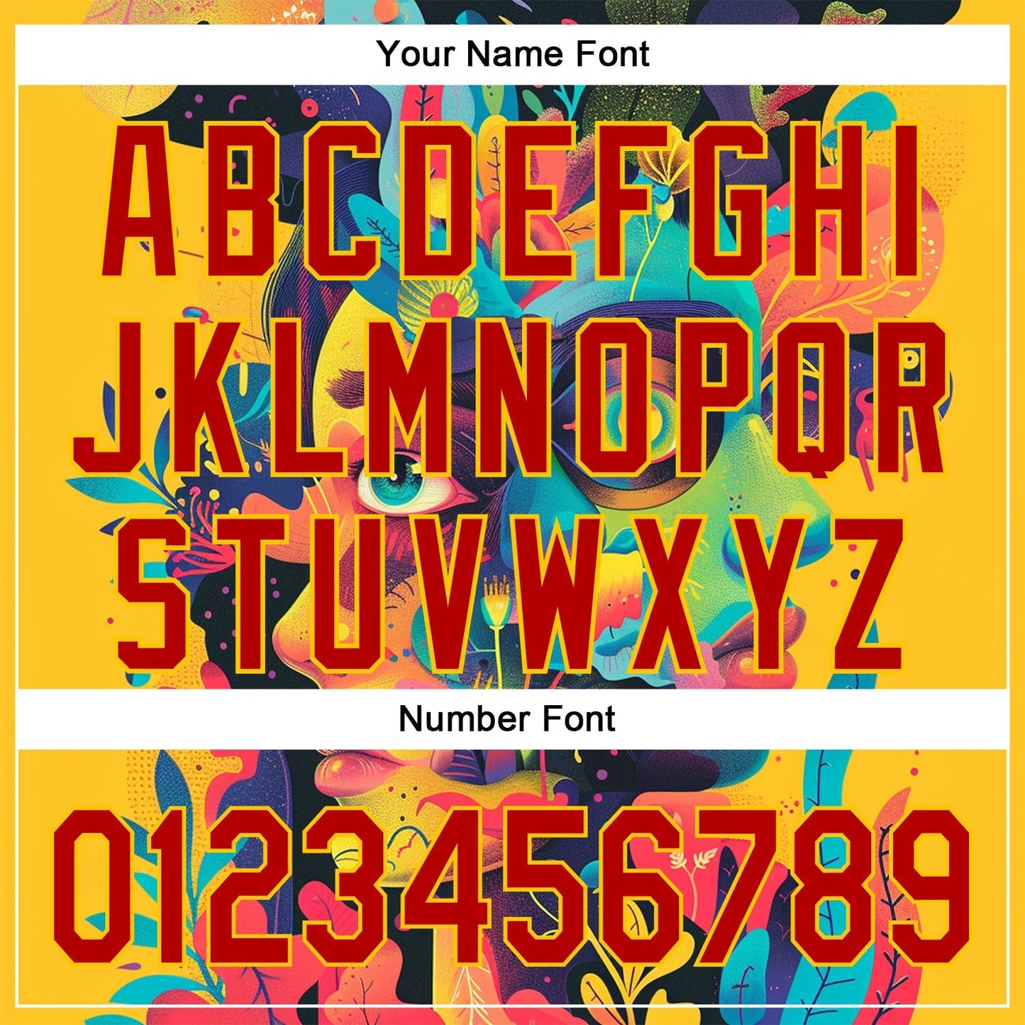 Custom Black Red-Yellow 3D Pattern Design Abstract Painting Authentic Baseball Jersey baseball jersey product view 5