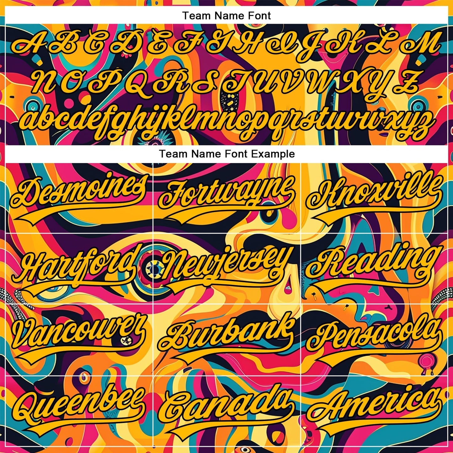 Custom Gold Black 3D Pattern Design Abstract Painting Authentic Baseball Jersey baseball jersey product view 4