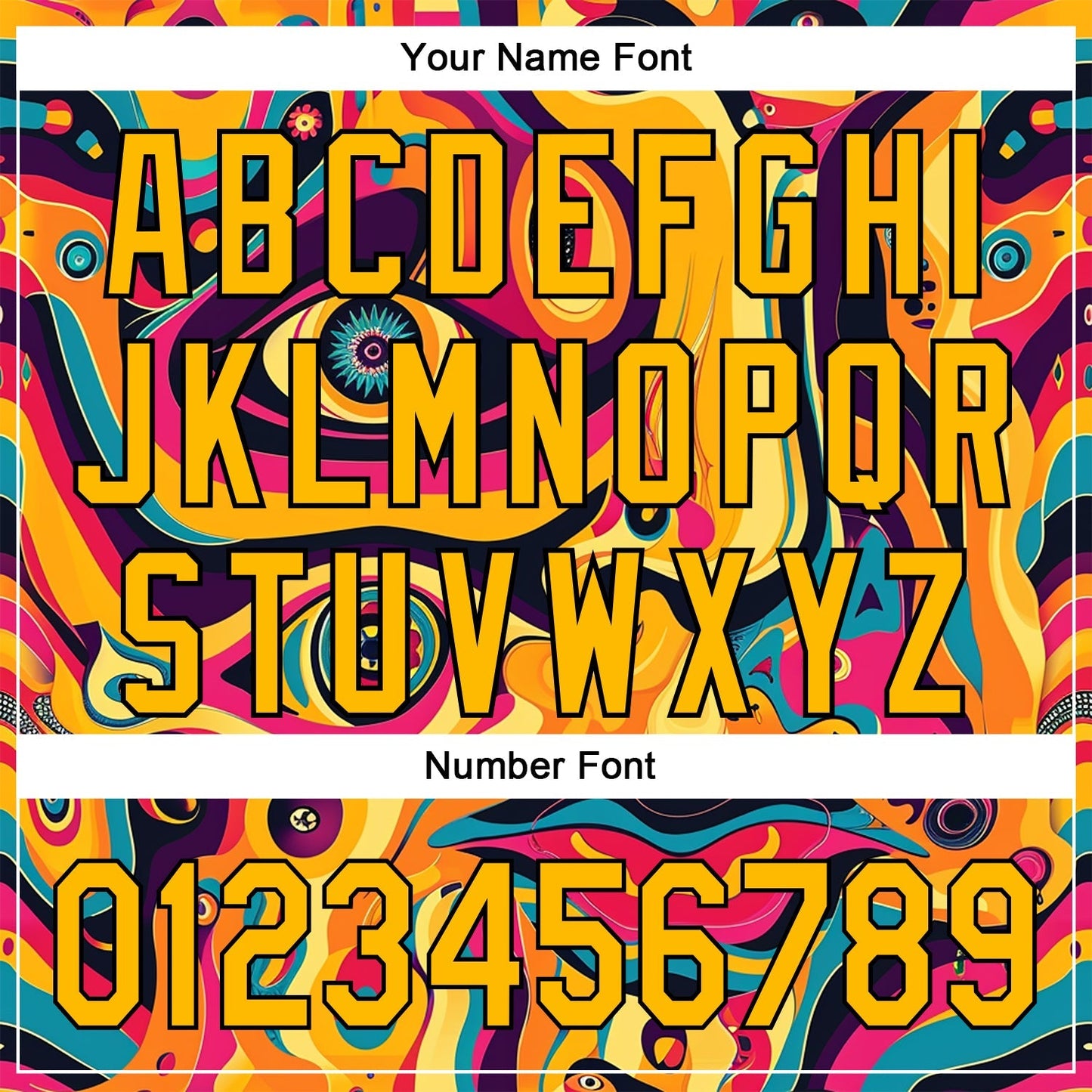 Custom Gold Black 3D Pattern Design Abstract Painting Authentic Baseball Jersey baseball jersey product view 5