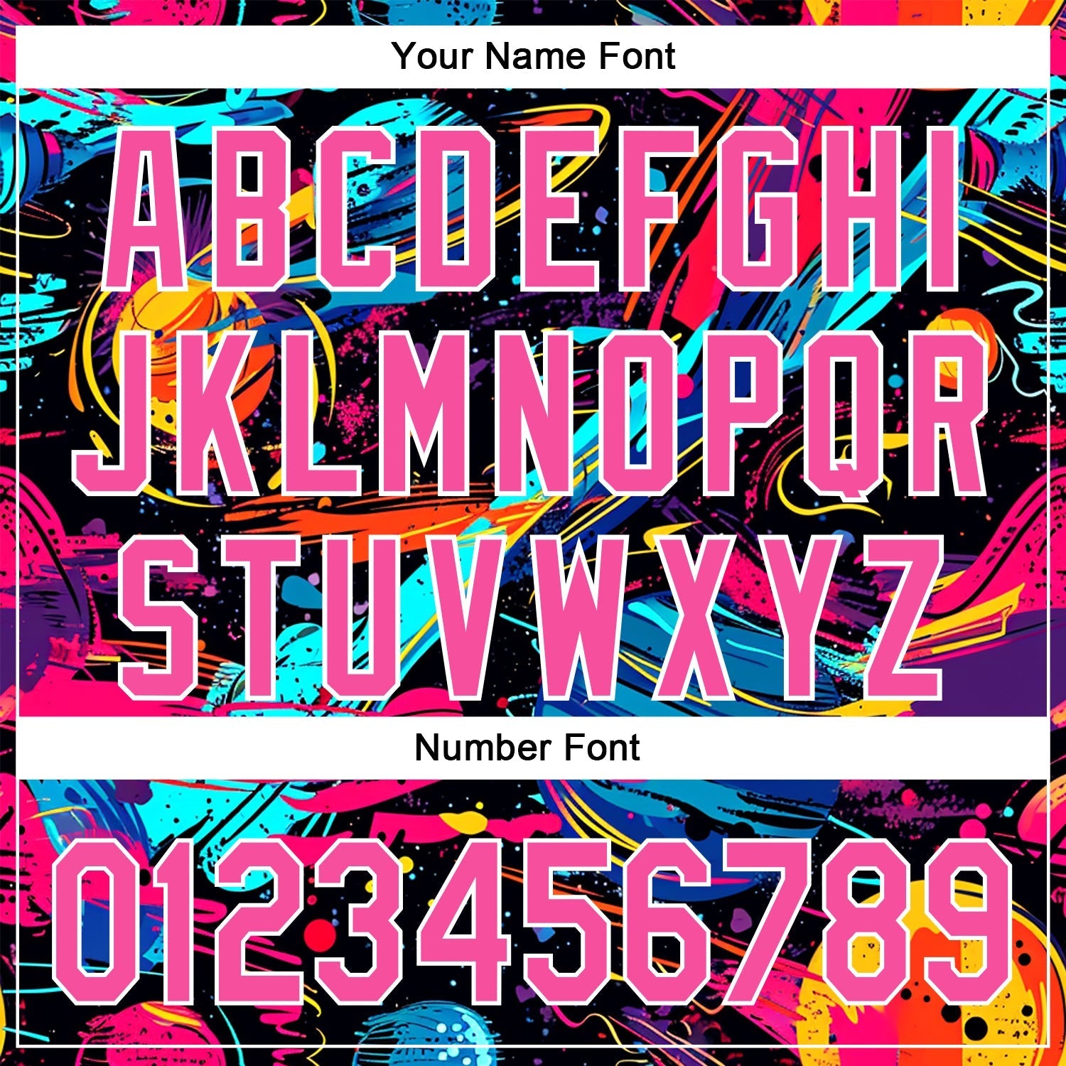 Custom Black Pink-White 3D Pattern Design Space With Planets And Rockets Authentic Baseball Jersey baseball jersey product view 5