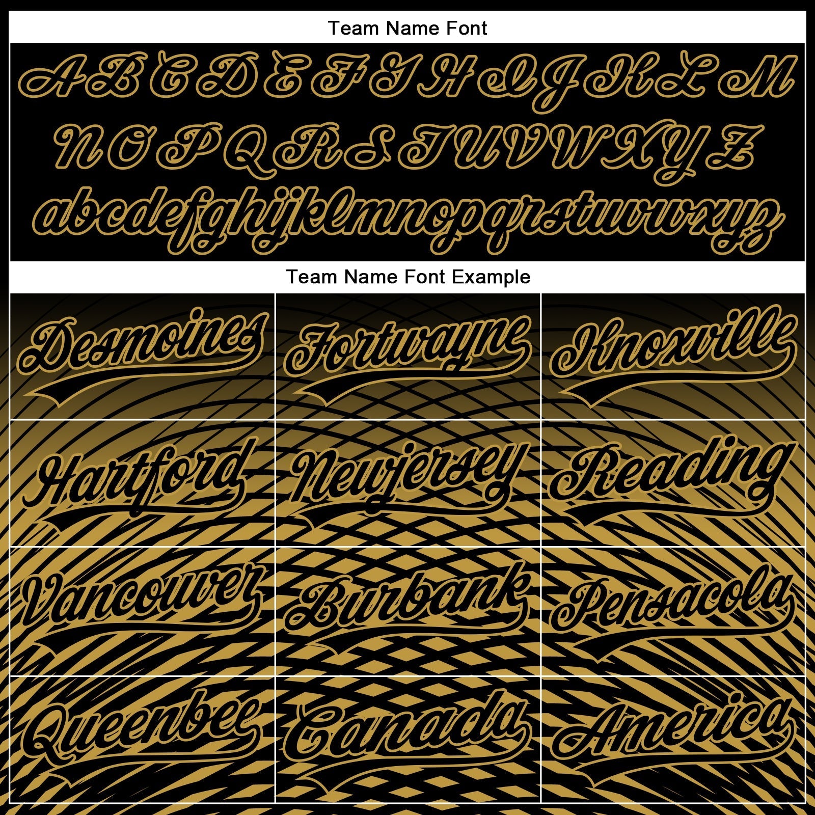 Custom Black Old Gold 3D Pattern Design Gradient Lines Authentic Baseball Jersey baseball jersey product view 4