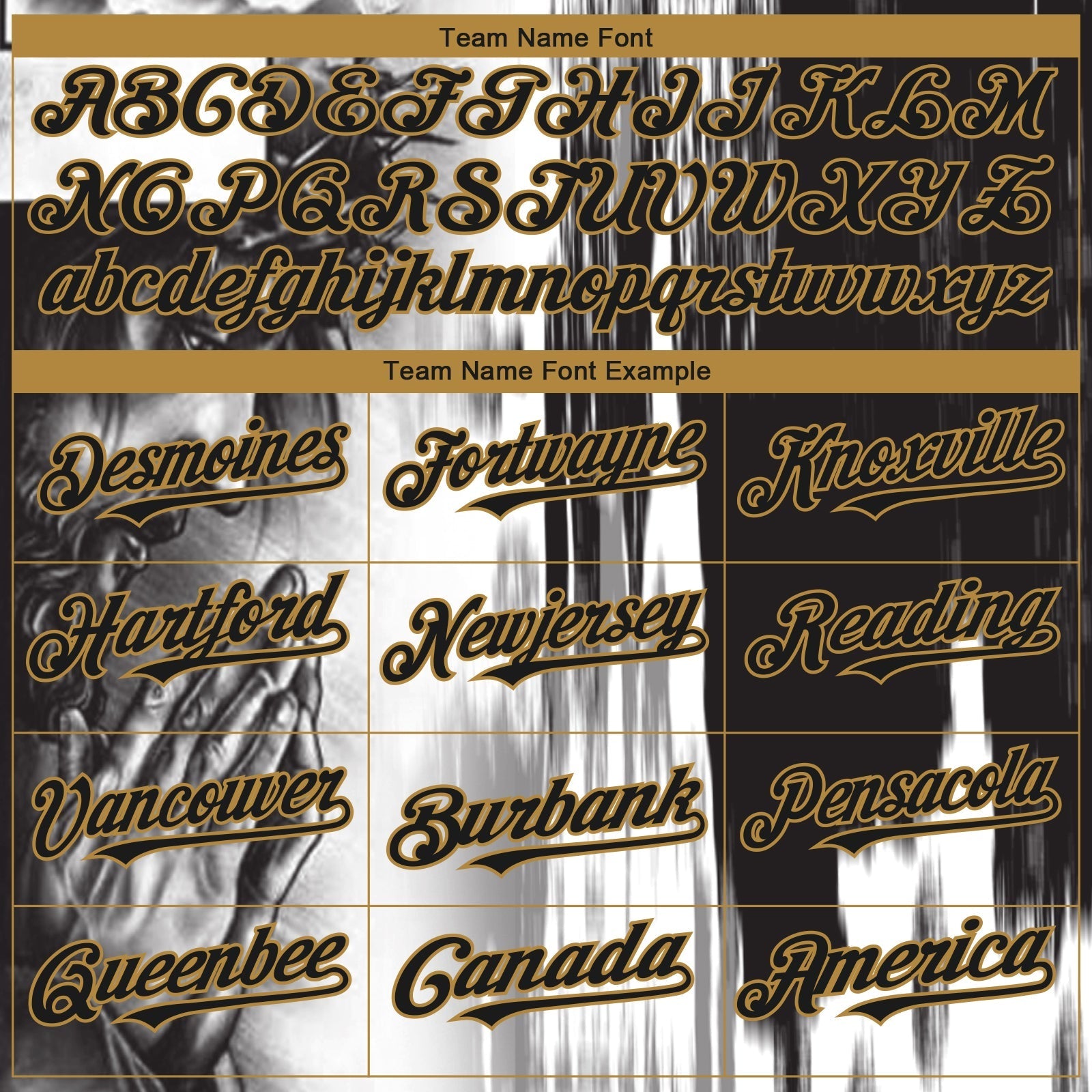Custom White Black-Old Gold 3D Pattern Design Religion Jesus Christ Authentic Baseball Jersey baseball jersey product view 4