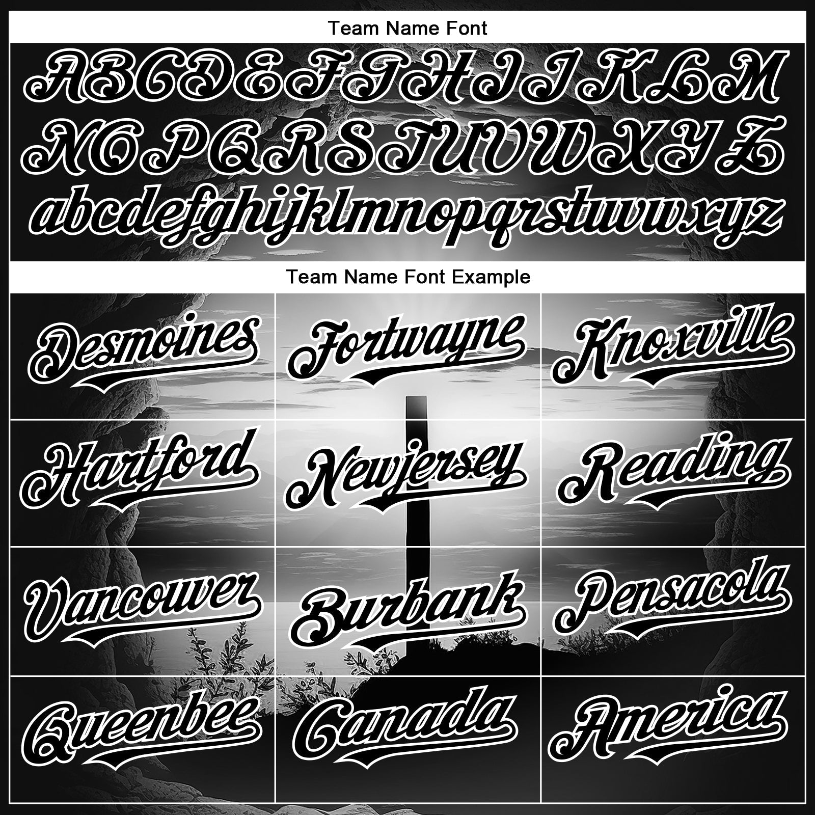 Custom Black White 3D Pattern Design Religion Cross Jesus Christ Ash Wednesday Authentic Baseball Jersey baseball jersey product view 4