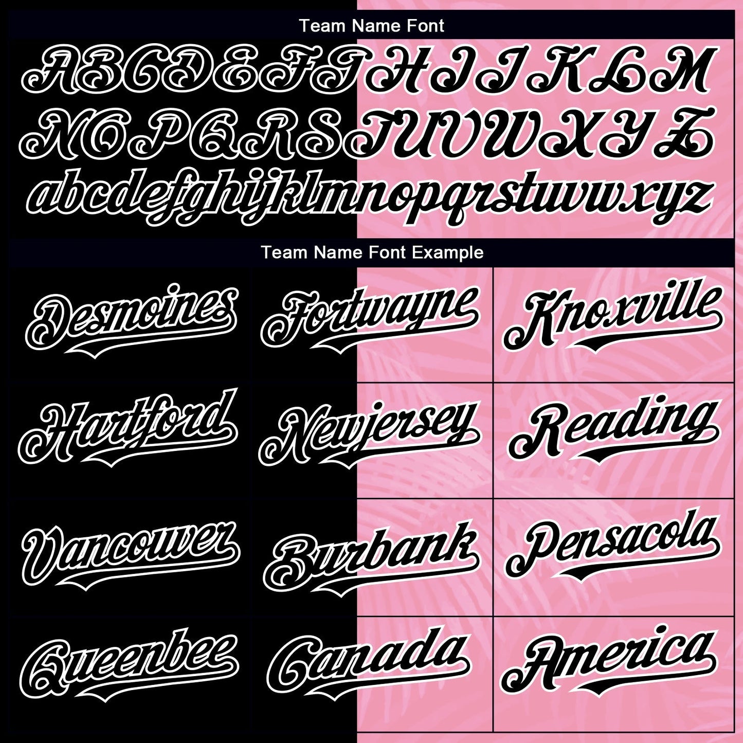 Custom Medium Pink Black-White 3D Pattern Design Tropical Hawaii Palm Leaves Authentic Baseball Jersey baseball jersey product view 4