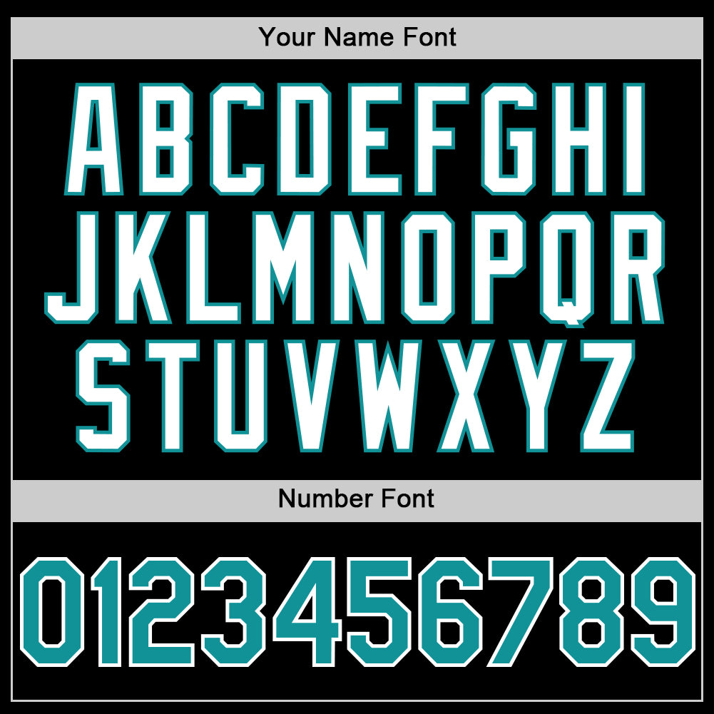 Custom Black Teal-White 3D Pattern Design Gradient Style Twinkle Star Authentic Baseball Jersey baseball jersey product view 5