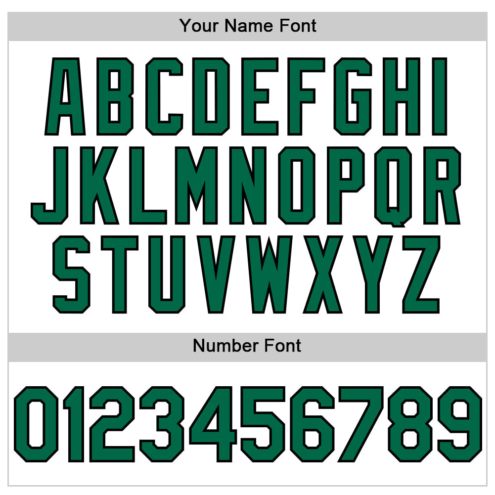 Custom White Kelly Green-Black 3D Pattern Design Gradient Style Twinkle Star Authentic Baseball Jersey baseball jersey product view 5