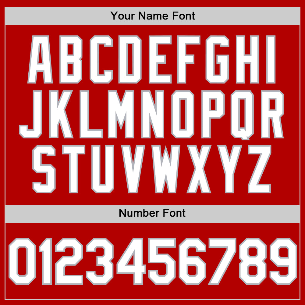 Custom Red White-Gray 3D Pattern Design Gradient Style Twinkle Star Authentic Baseball Jersey baseball jersey product view 5
