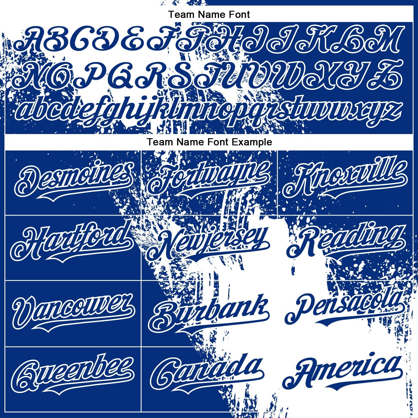 Custom White Royal 3D Pattern Design Abstract Brush Stroke Authentic Baseball Jersey baseball jersey product view 4