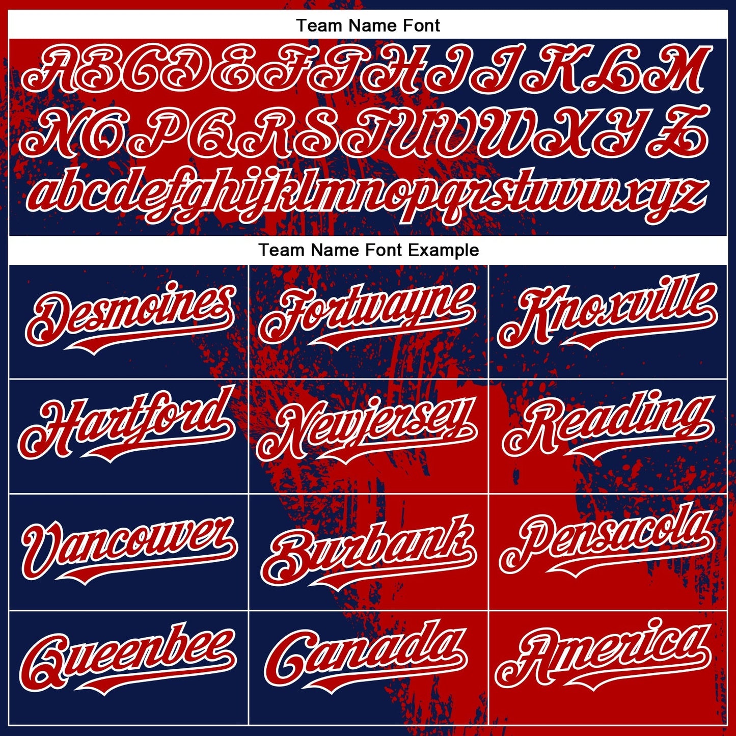 Custom Red Navy-White 3D Pattern Design Abstract Brush Stroke Authentic Baseball Jersey baseball jersey product view 4