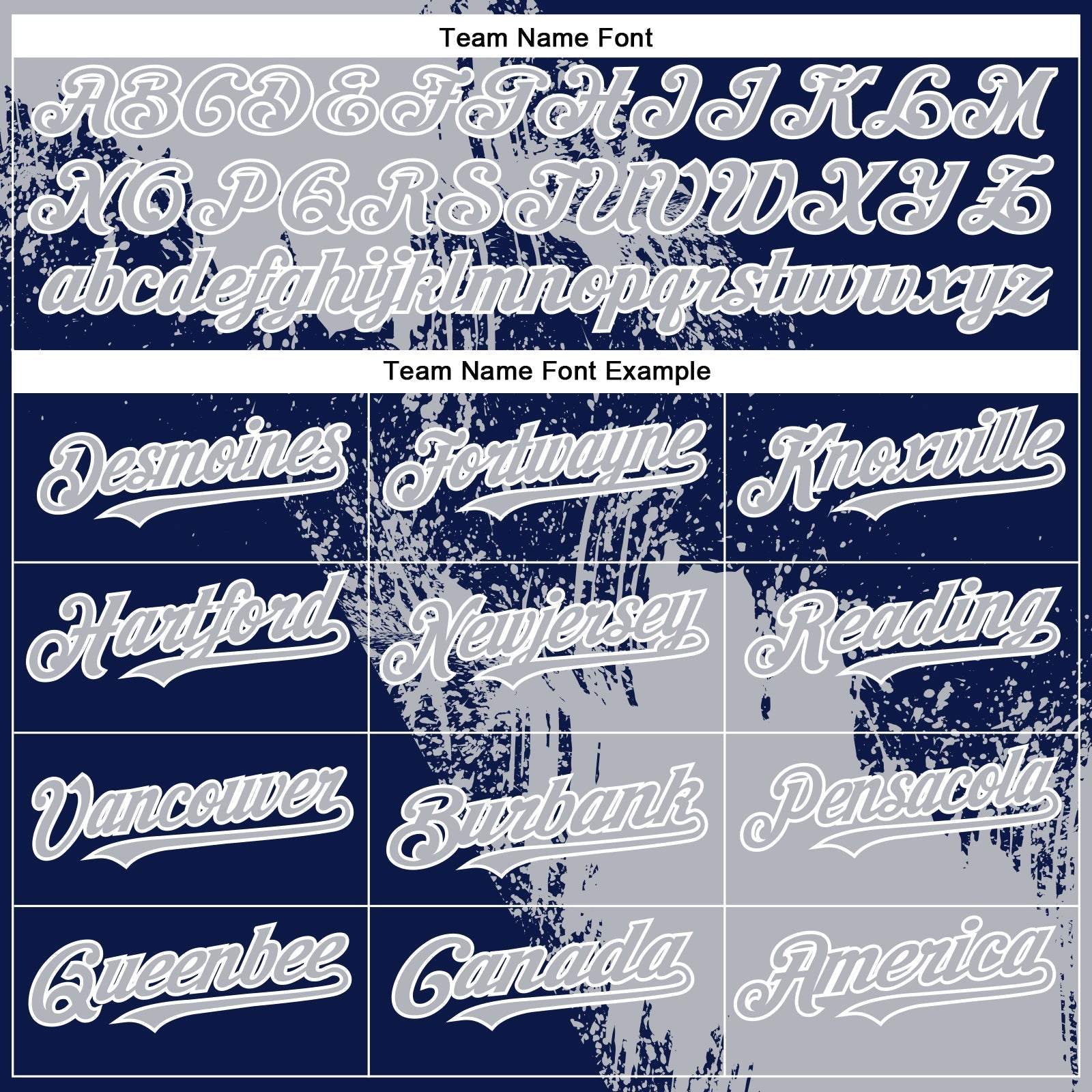Custom Gray Navy-White 3D Pattern Design Abstract Brush Stroke Authentic Baseball Jersey baseball jersey product view 5