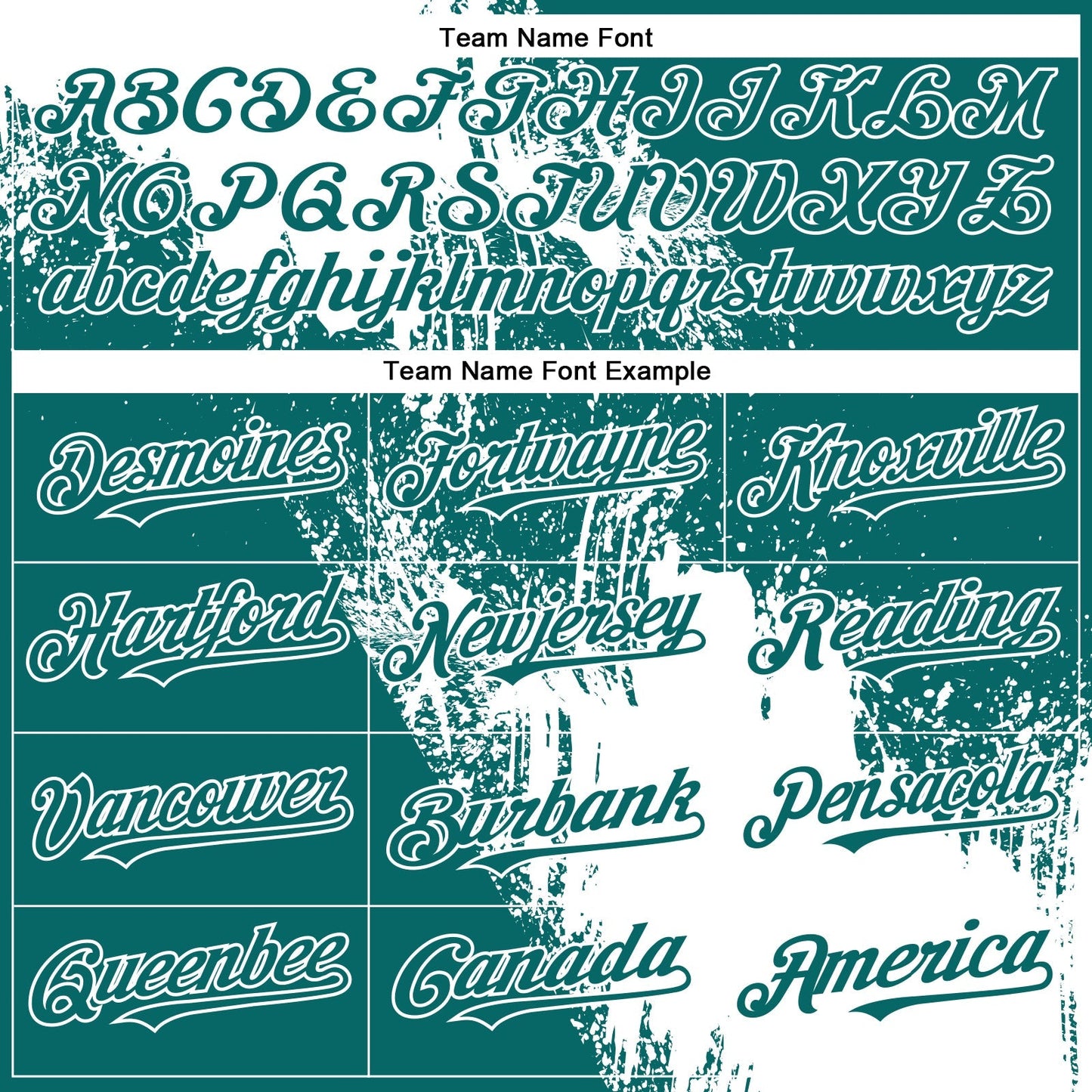 Custom White Teal 3D Pattern Design Abstract Brush Stroke Authentic Baseball Jersey baseball jersey product view 4