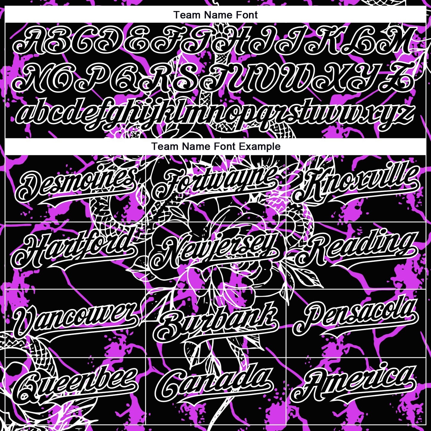 Custom Black Purple-White 3D Pattern Design Animal Snake Authentic Baseball Jersey baseball jersey product view 4