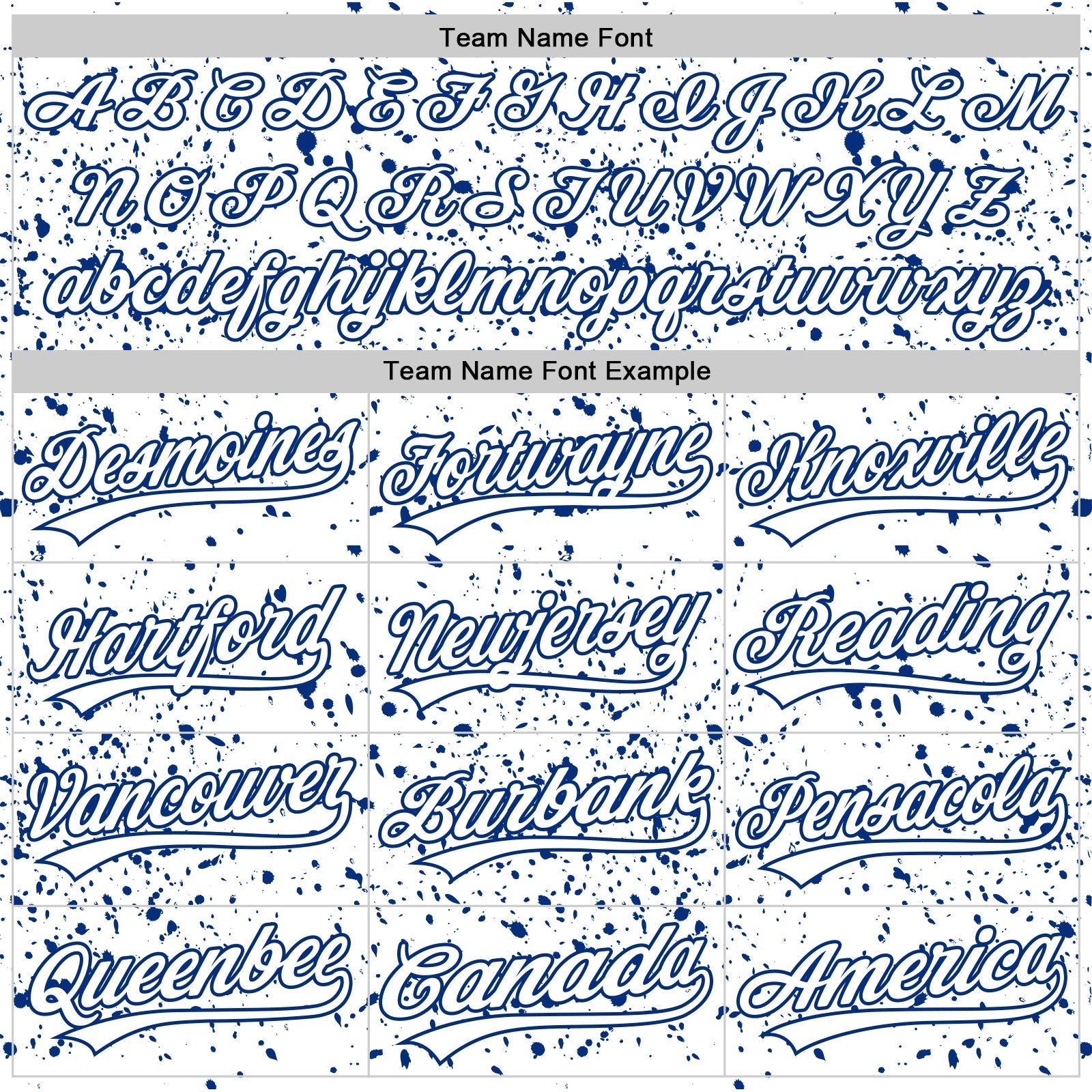 Custom White Royal 3D Pattern Design Abstract Splatter Ink Authentic Baseball Jersey baseball jersey product view 4