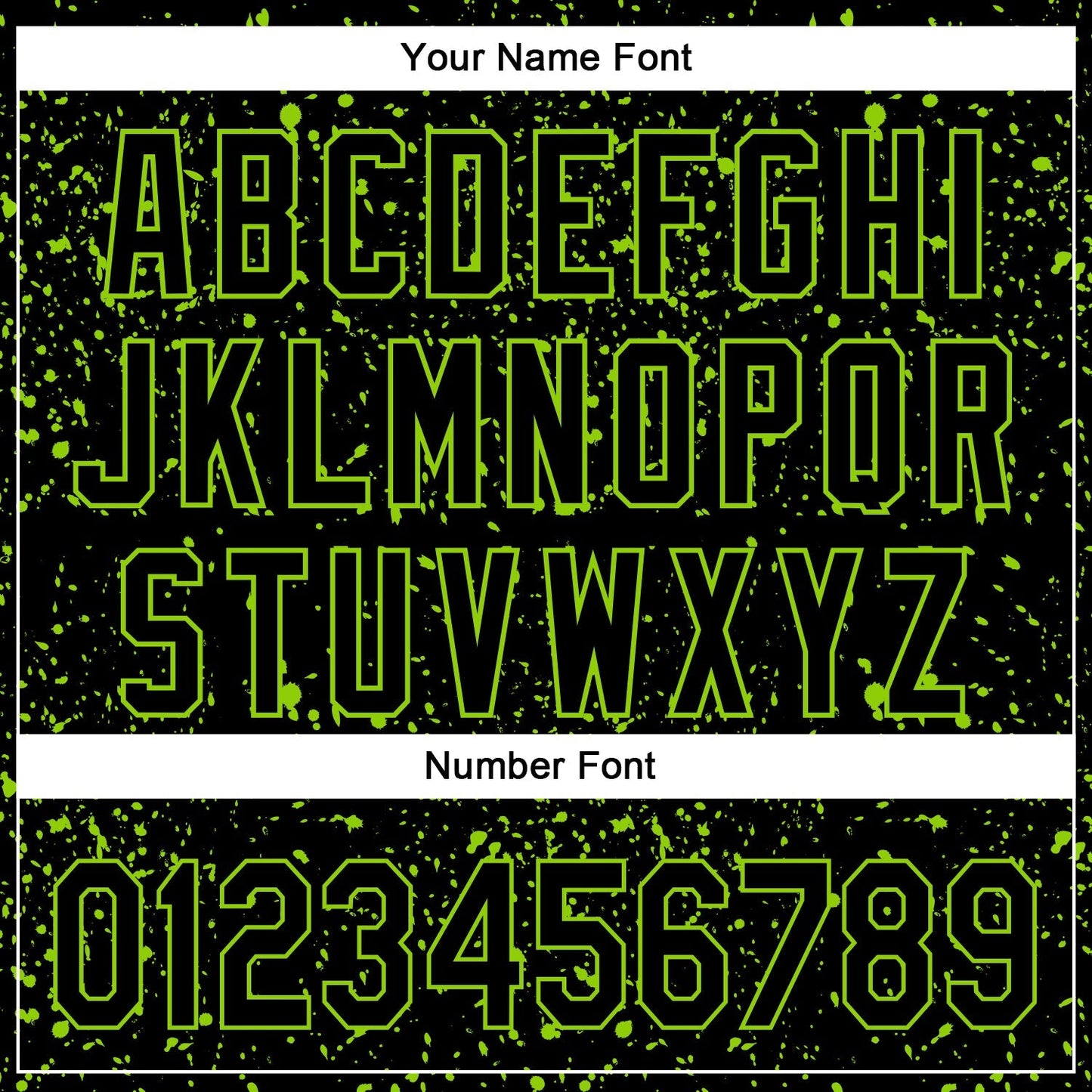 Custom Black Neon Green 3D Pattern Design Abstract Splatter Ink Authentic Baseball Jersey baseball jersey product view 5