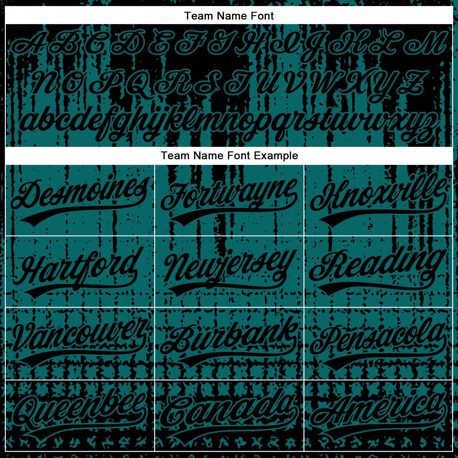 Custom Teal Black 3D Pattern Design Abstract Shape Authentic Baseball Jersey baseball jersey product view 4