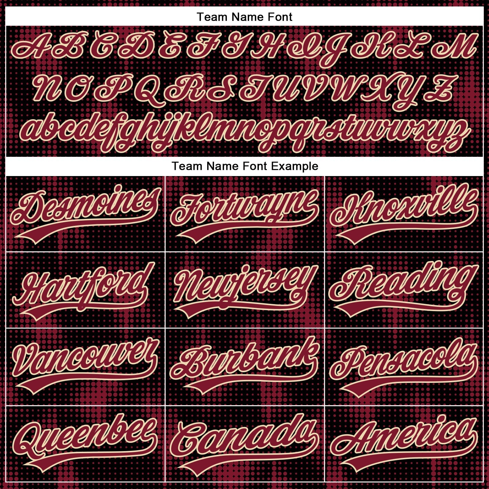 Custom Black Crimson-Cream 3D Pattern Design Halftone Dots Authentic Baseball Jersey baseball jersey product view 4