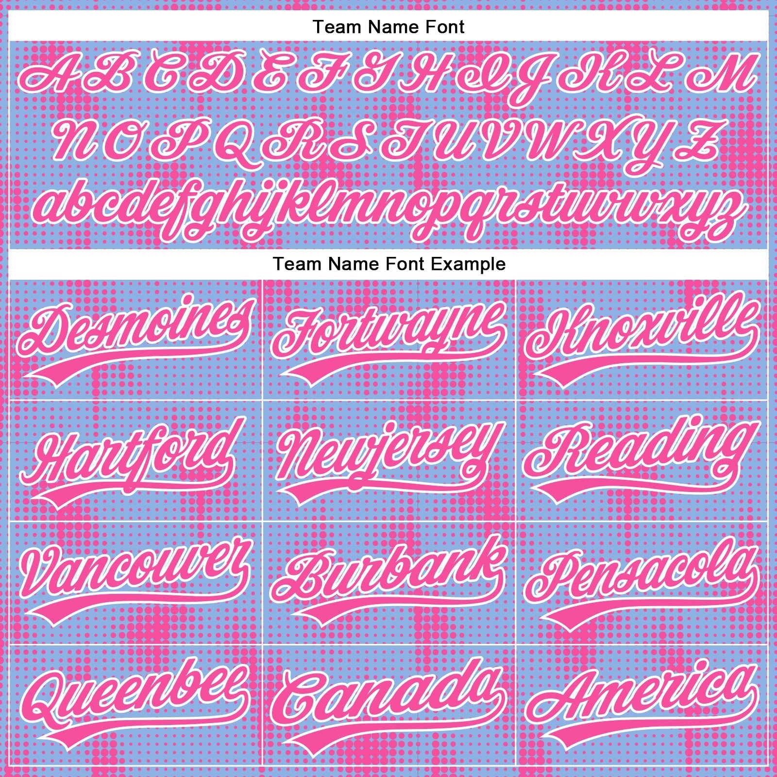 Custom Light Blue Pink-White 3D Pattern Design Halftone Dots Authentic Baseball Jersey baseball jersey product view 4