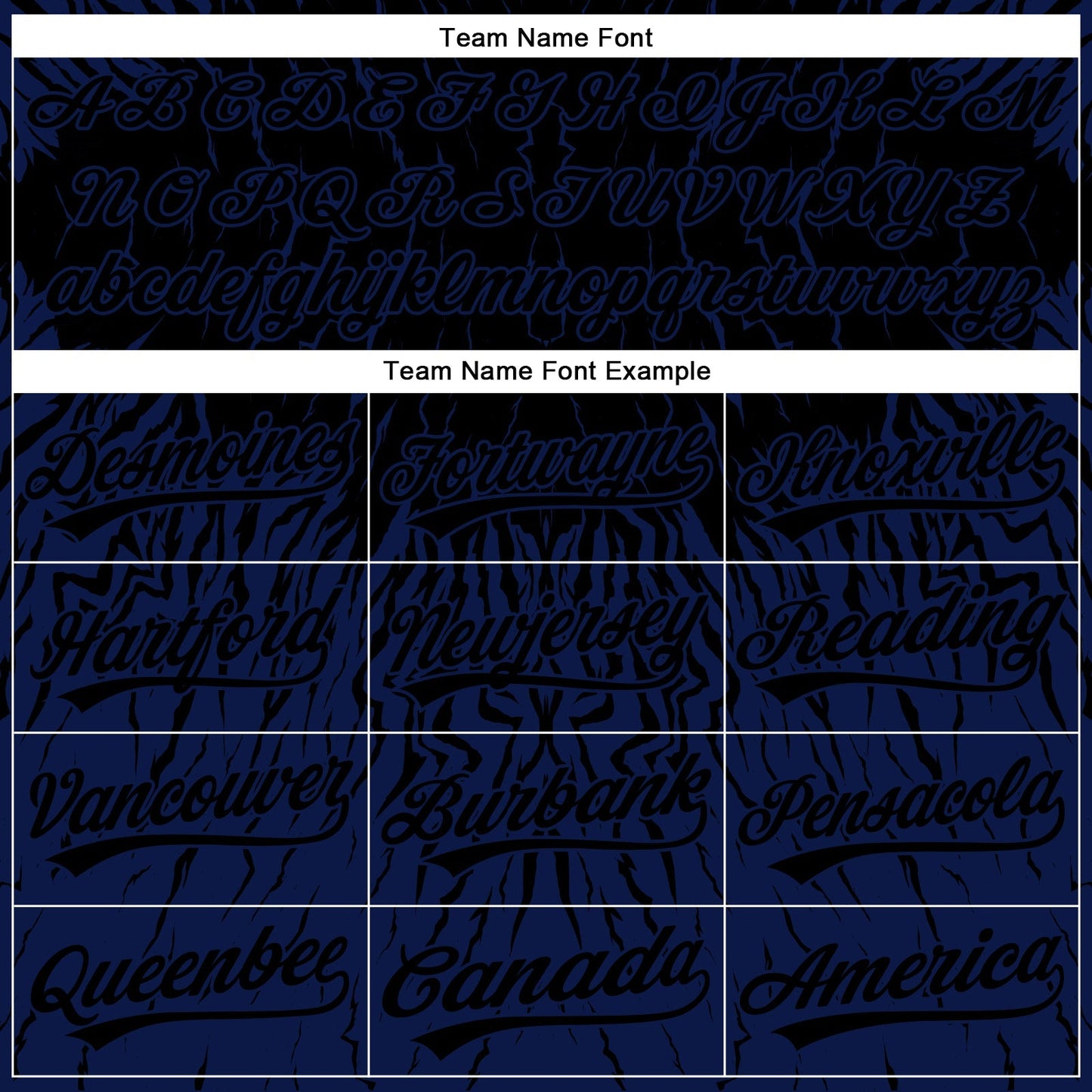 Custom Black Navy 3D Pattern Design Abstract Wave Authentic Baseball Jersey baseball jersey product view 4