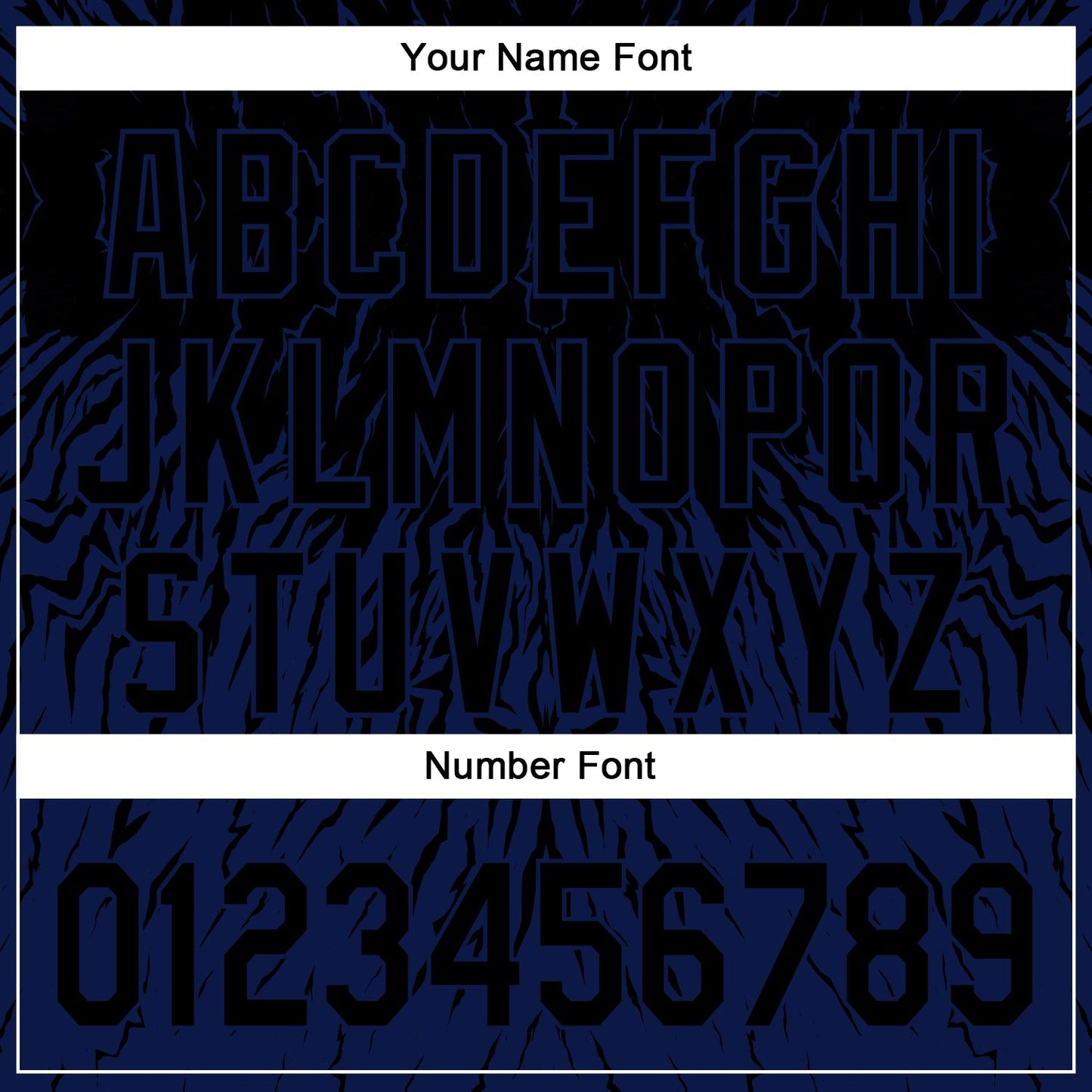 Custom Black Navy 3D Pattern Design Abstract Wave Authentic Baseball Jersey baseball jersey product view 5