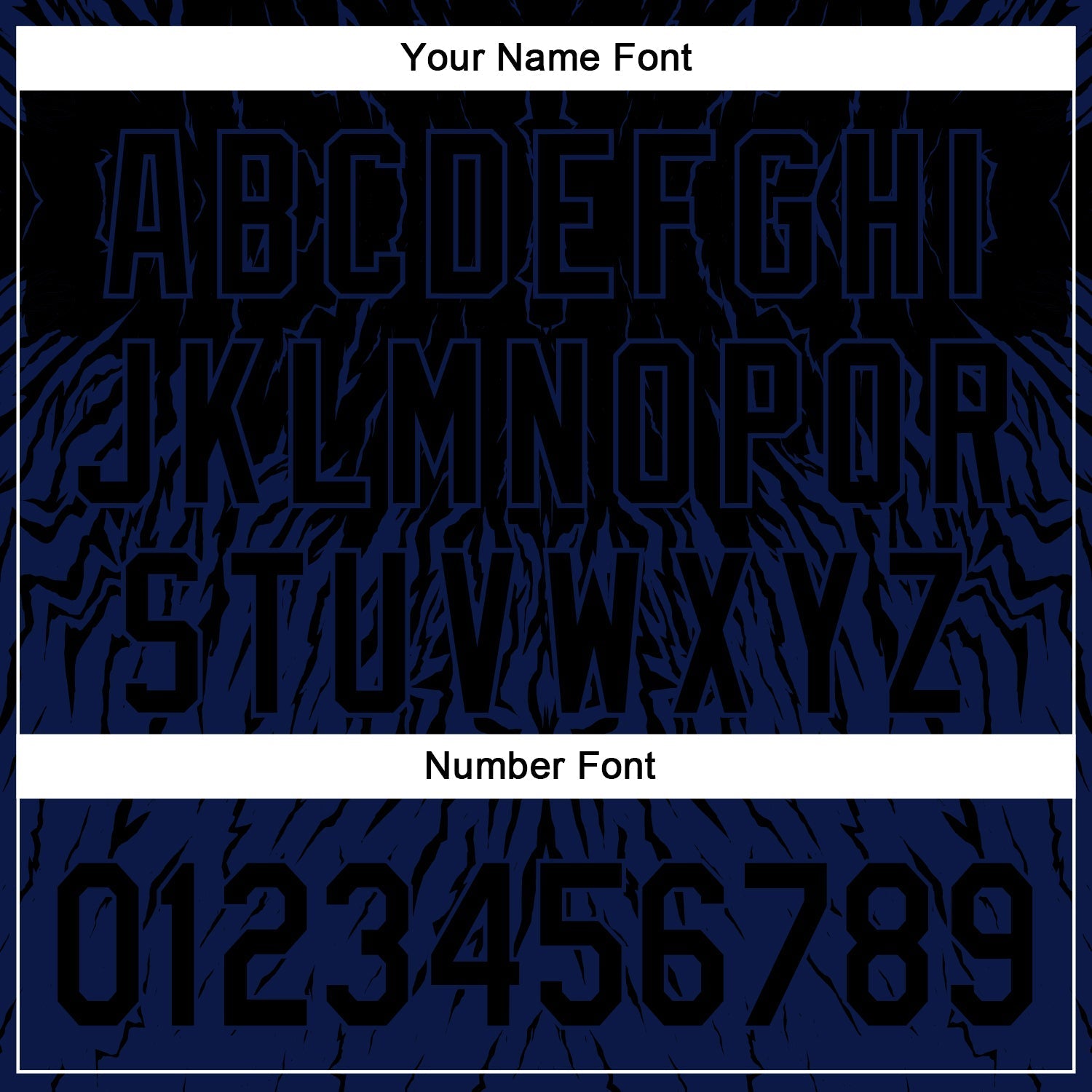 Custom Black Navy 3D Pattern Design Abstract Wave Authentic Baseball Jersey baseball jersey product view 5