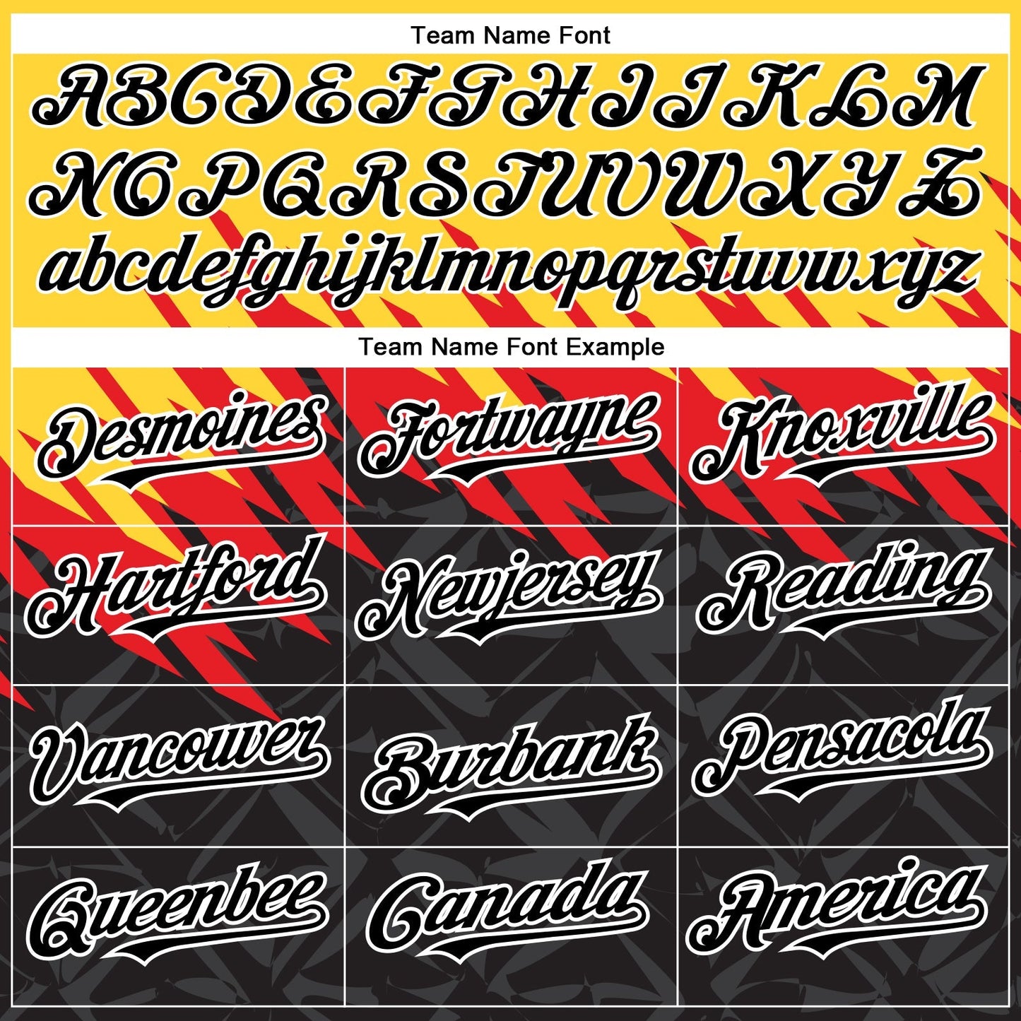 Custom Yellow Black-White 3D Pattern Design Abstract Shape Authentic Baseball Jersey baseball jersey product view 4