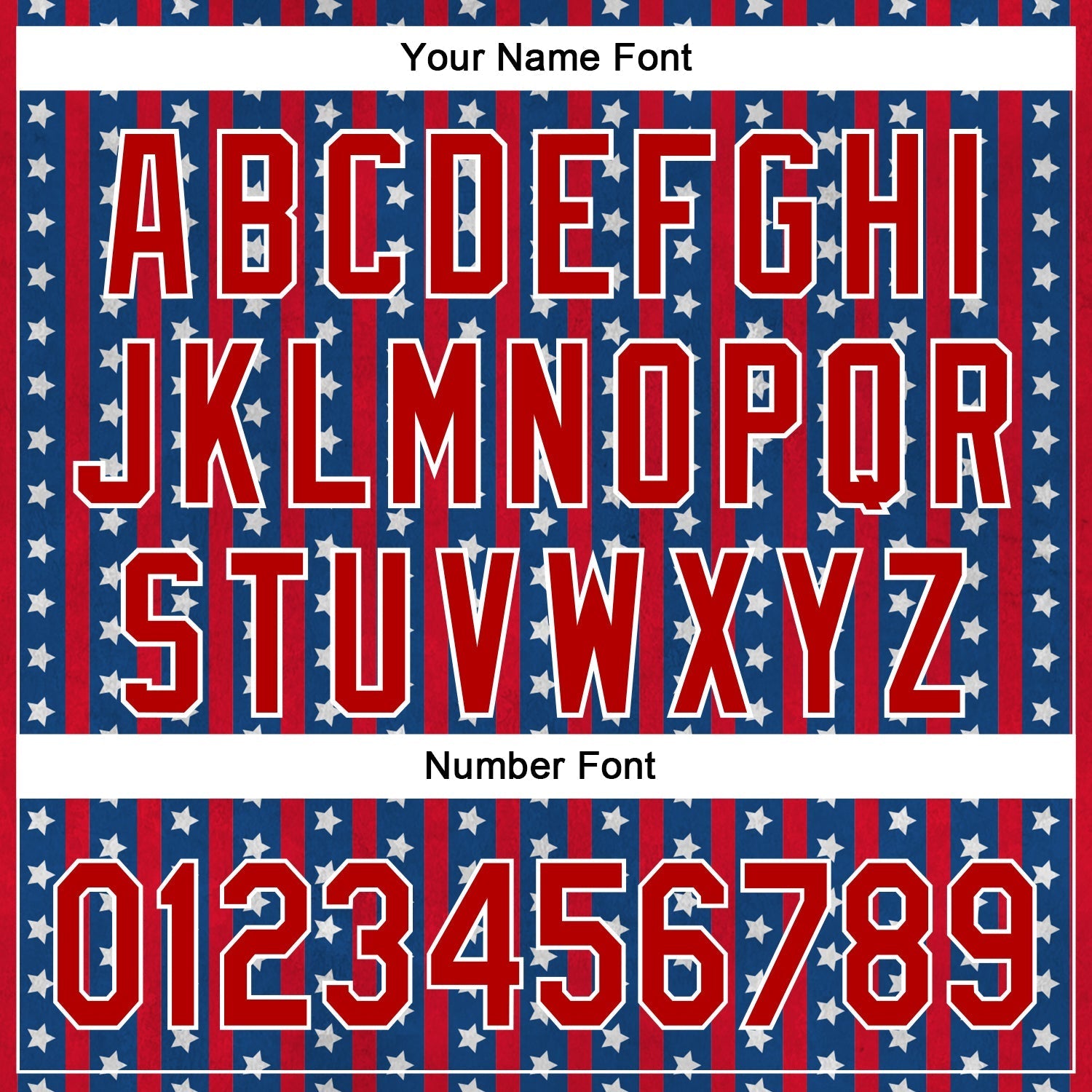 Custom Royal Red-White 3D American Flag Stars Authentic Baseball Jersey baseball jersey product view 5