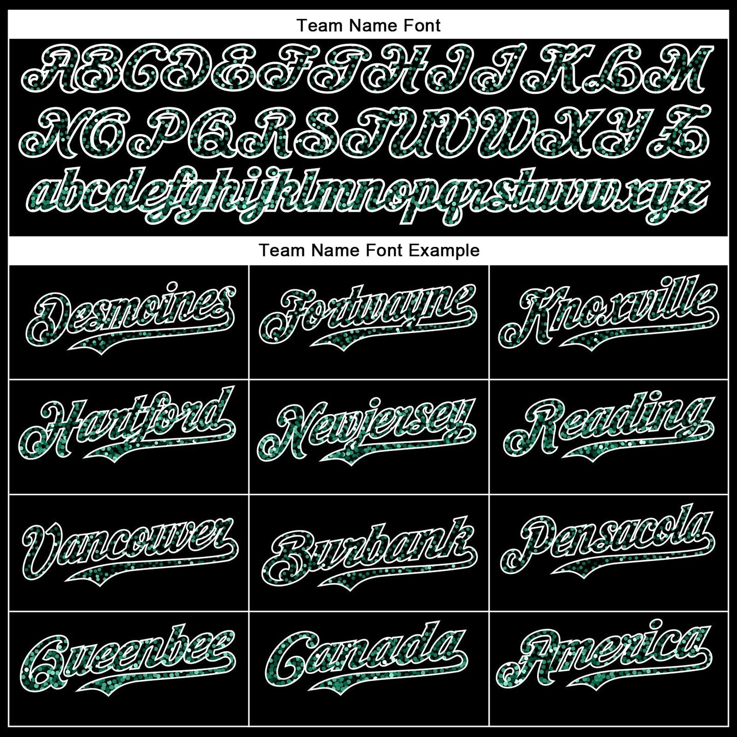 Custom Black Kelly Green-White 3D Pattern Design Abstract Colorful Glittering Dot Authentic Baseball Jersey baseball jersey product view 4