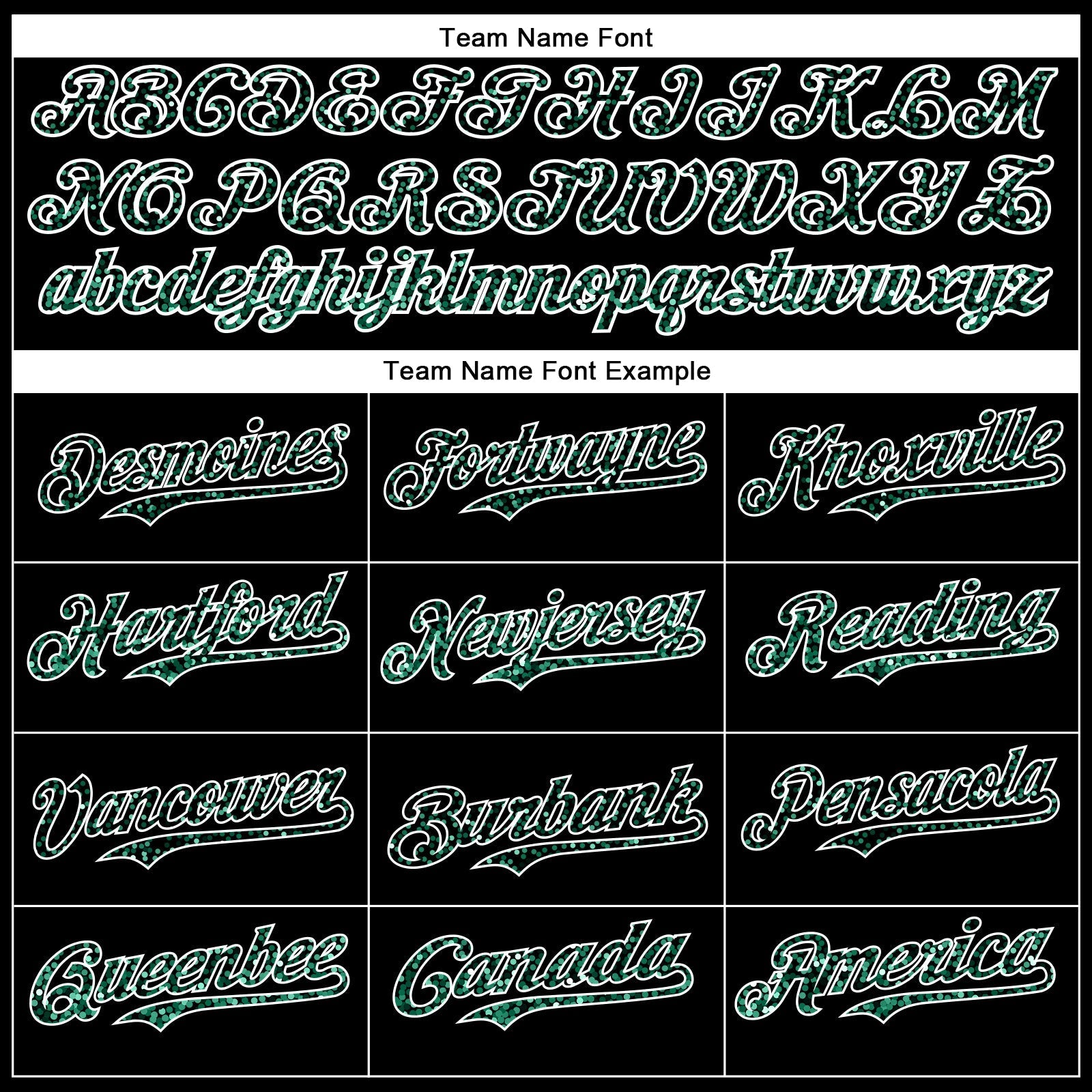 Custom Black Kelly Green-White 3D Pattern Design Abstract Colorful Glittering Dot Authentic Baseball Jersey baseball jersey product view 4