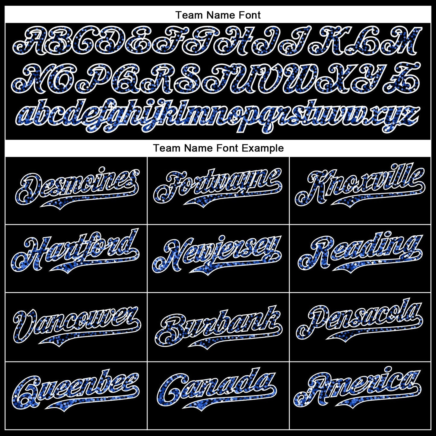 Custom Black Thunder Blue-White 3D Pattern Design Abstract Colorful Glittering Dot Authentic Baseball Jersey baseball jersey product view 4