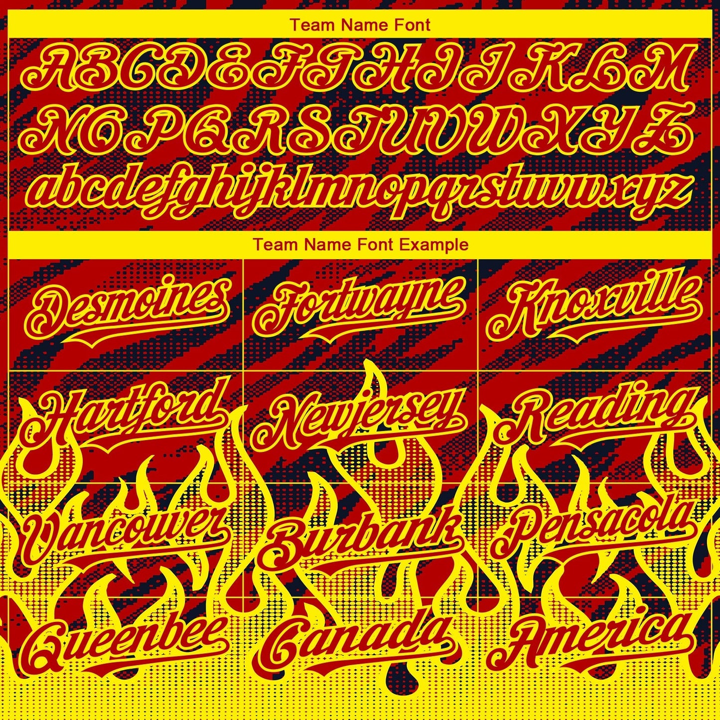 Custom Red Black-Light Yellow 3D Pattern Design Flame Authentic Baseball Jersey baseball jersey product view 4