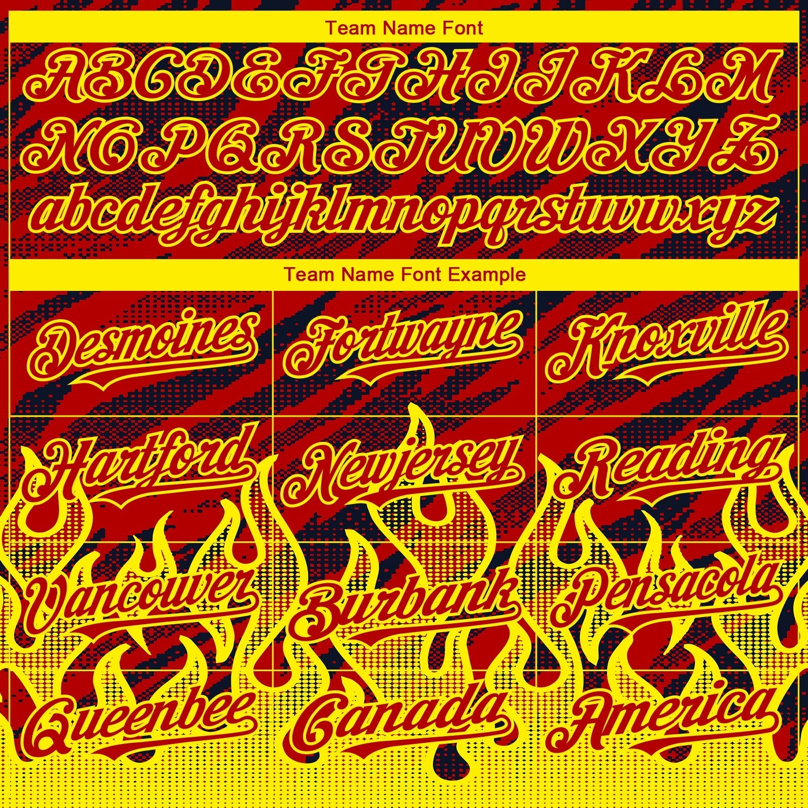 Custom Red Black-Light Yellow 3D Pattern Design Flame Authentic Baseball Jersey baseball jersey product view 4