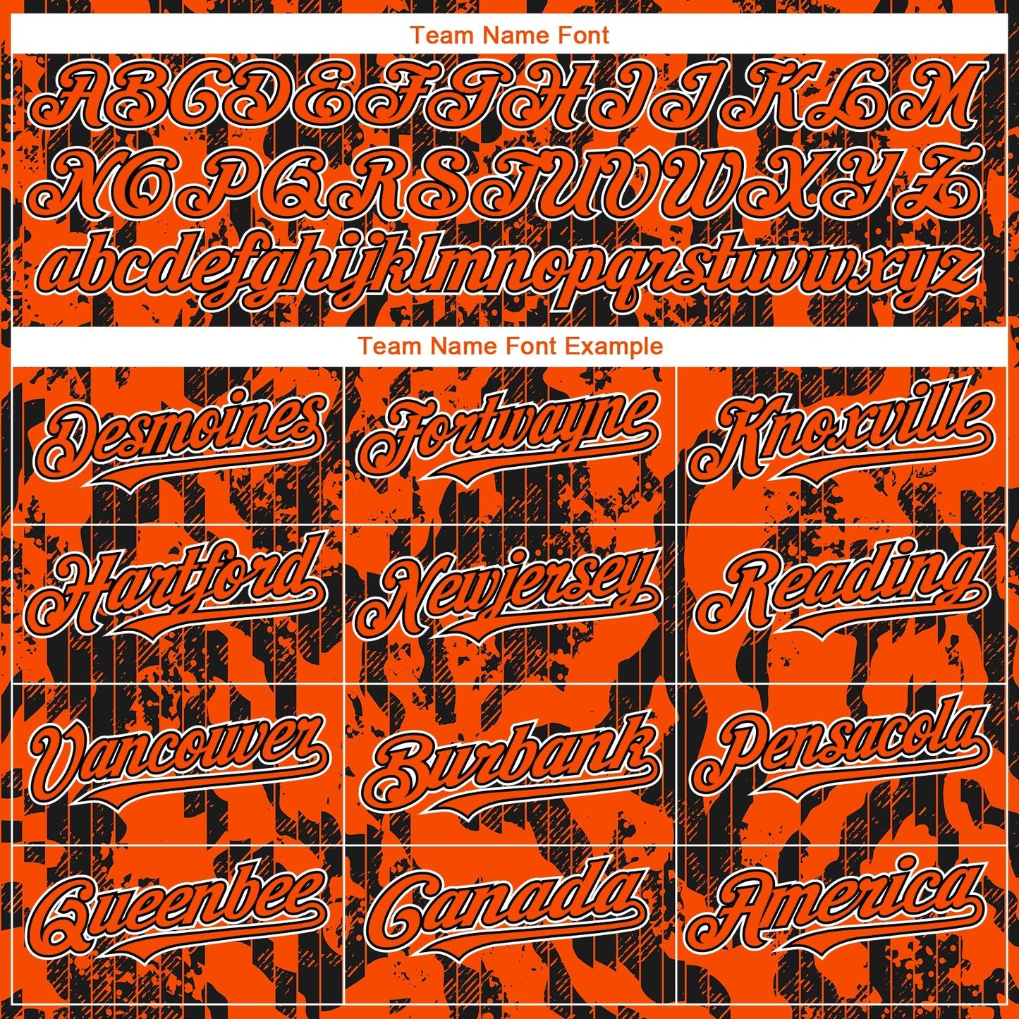 Custom Orange Black-White 3D Pattern Design Abstract Fluid Authentic Baseball Jersey baseball jersey product view 4