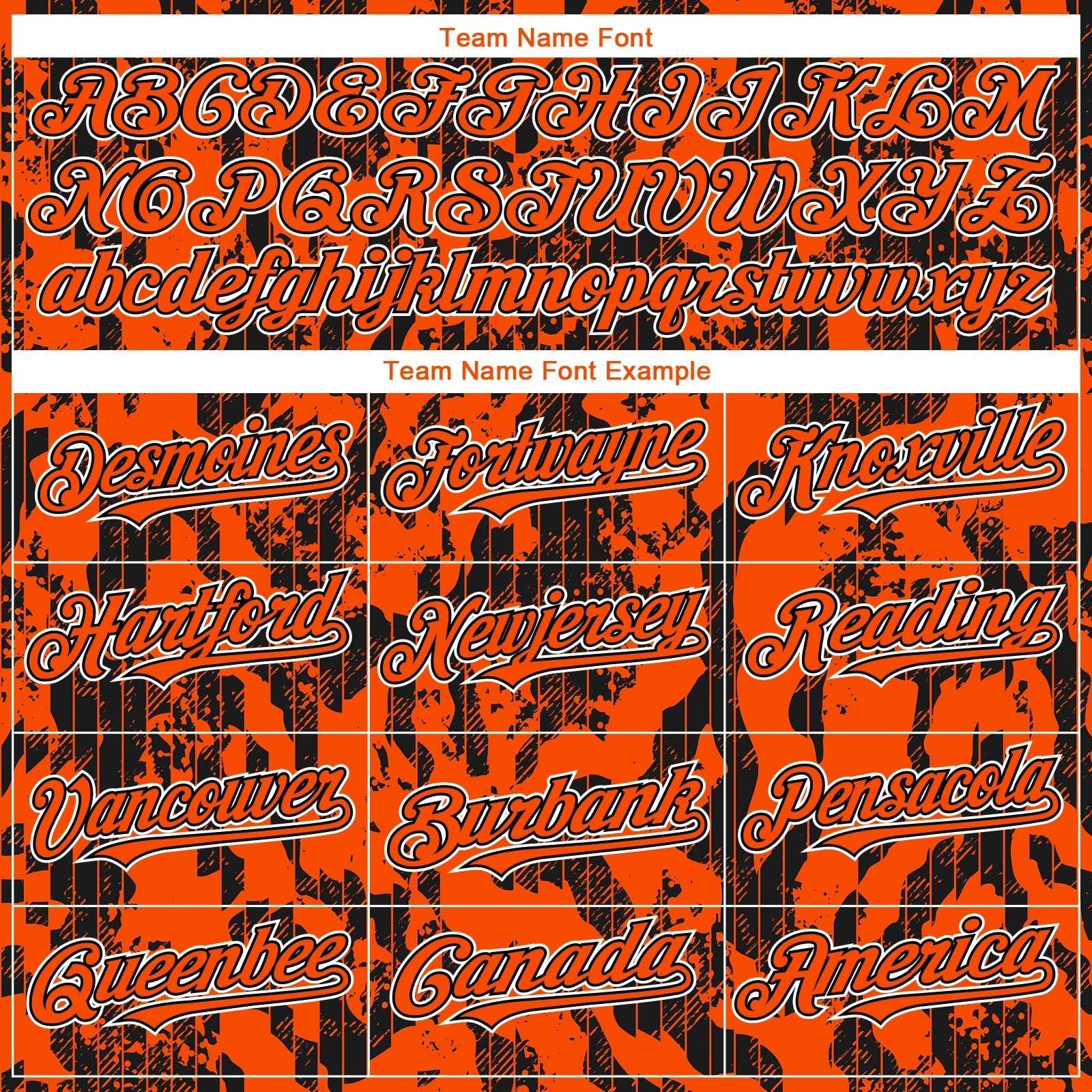 Custom Orange Black-White 3D Pattern Design Abstract Fluid Authentic Baseball Jersey baseball jersey product view 4