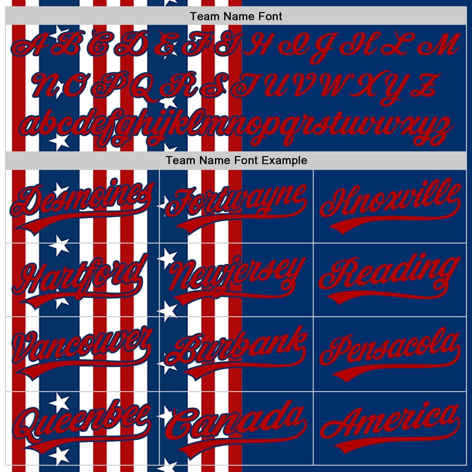 Custom US Navy Blue Red 3D American Flag And Star Authentic Baseball Jersey baseball jersey product view 4