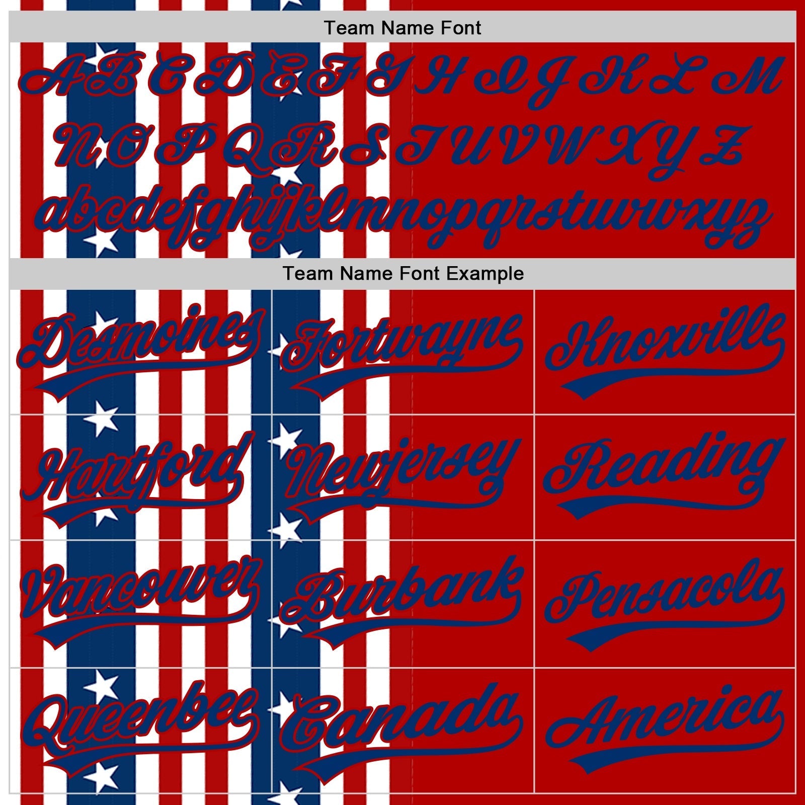 Custom Red US Navy Blue 3D American Flag And Star Authentic Baseball Jersey baseball jersey product view 4