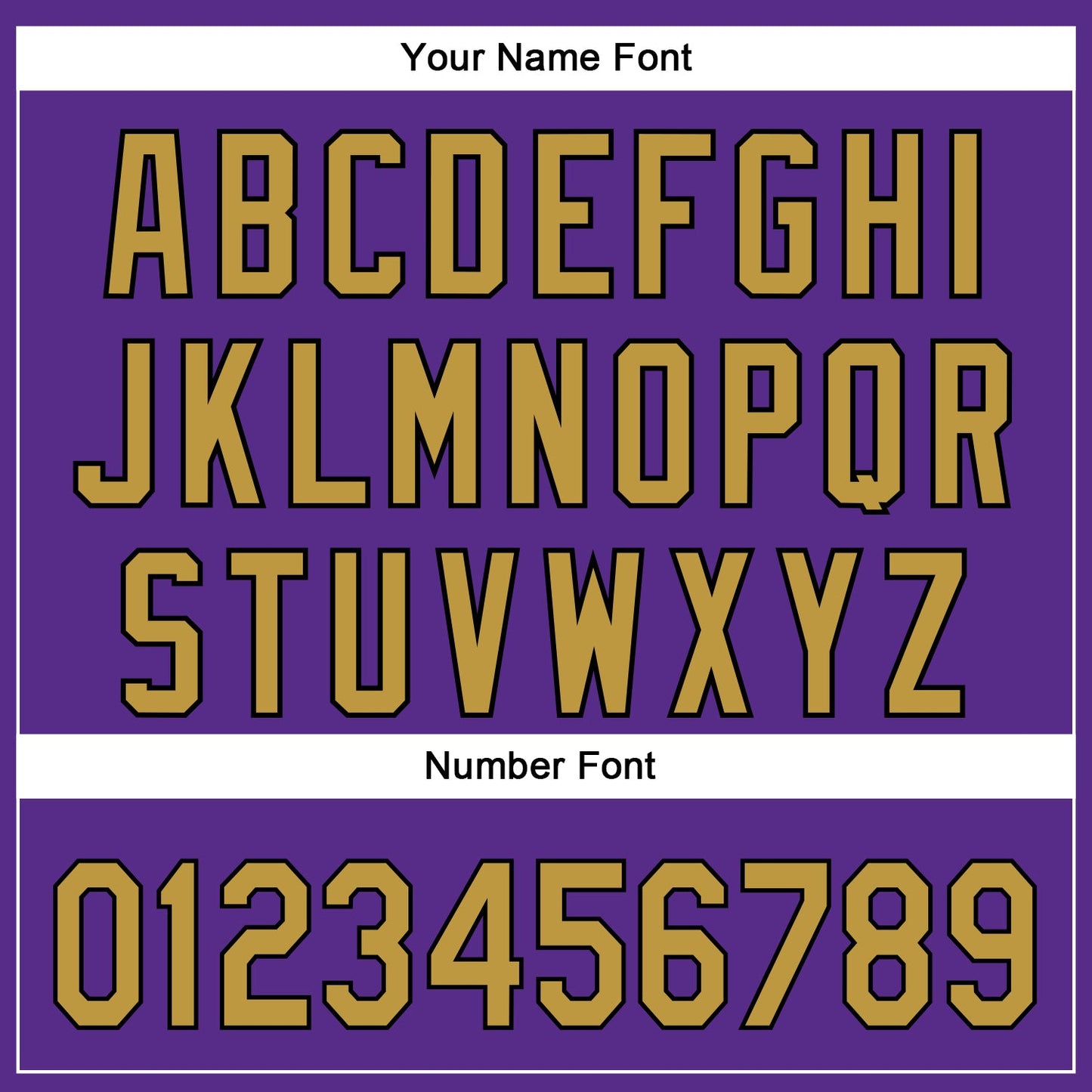 Custom Purple Old Gold-Black 3D Pattern Design Football Helmet Authentic Baseball Jersey football jersey product view 5