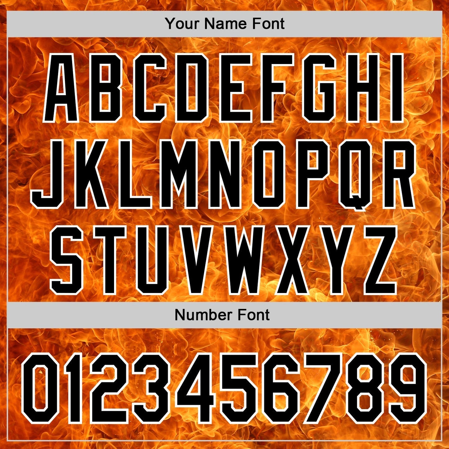 Custom Orange Black-White 3D Pattern Design Rave Flame Authentic Baseball Jersey baseball jersey product view 5