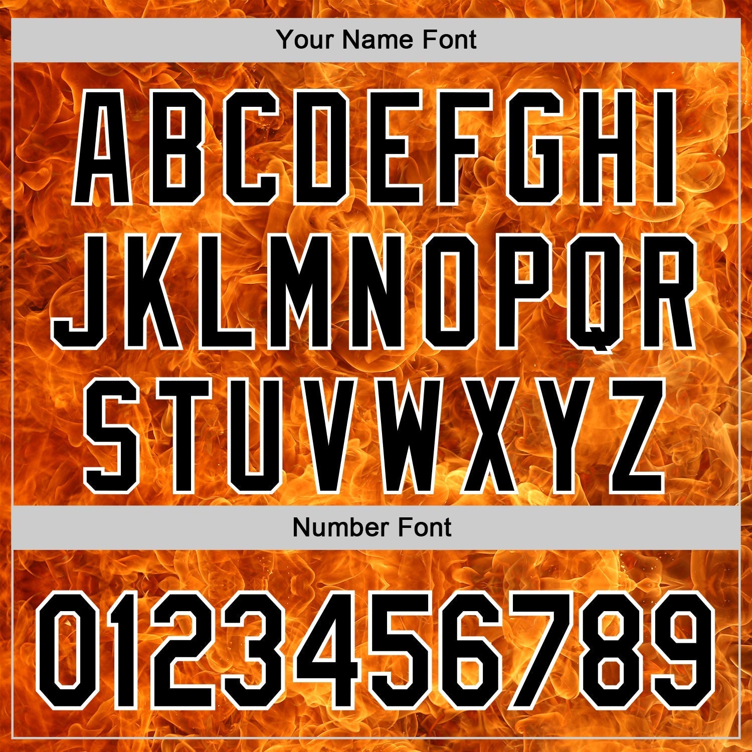 Custom Orange Black-White 3D Pattern Design Rave Flame Authentic Baseball Jersey baseball jersey product view 5