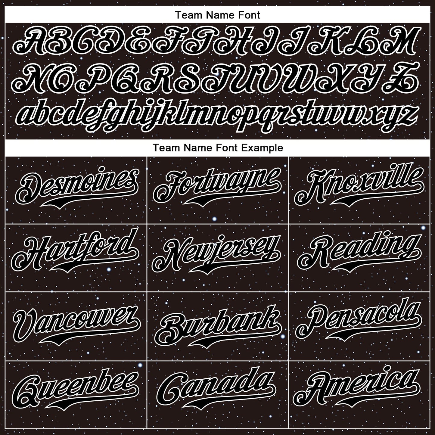 Custom Black White 3D Pattern Design Starry Sky Authentic Baseball Jersey baseball jersey product view 4