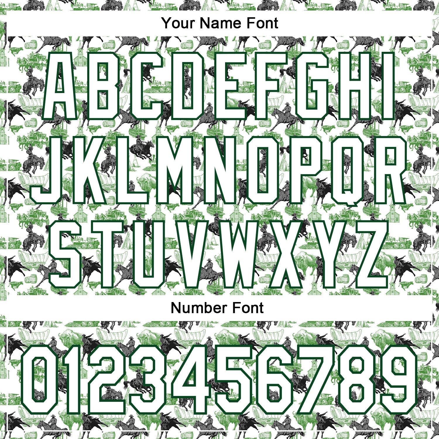 Custom White Green 3D Pattern Design Rodeo Cowboy Authentic Baseball Jersey baseball jersey product view 5