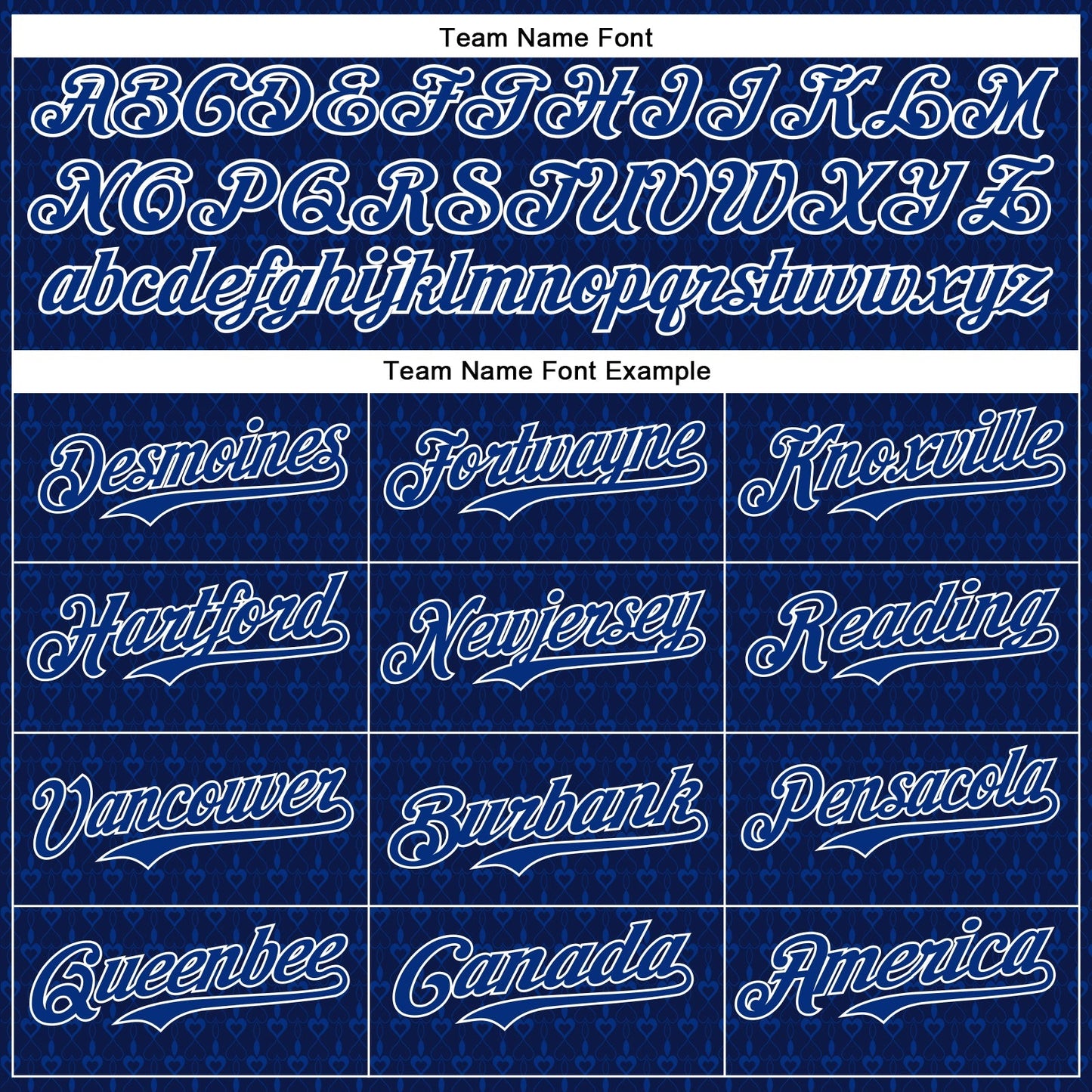 Custom Navy Red-Royal 3D Pattern Design Hearts Authentic Baseball Jersey baseball jersey product view 4
