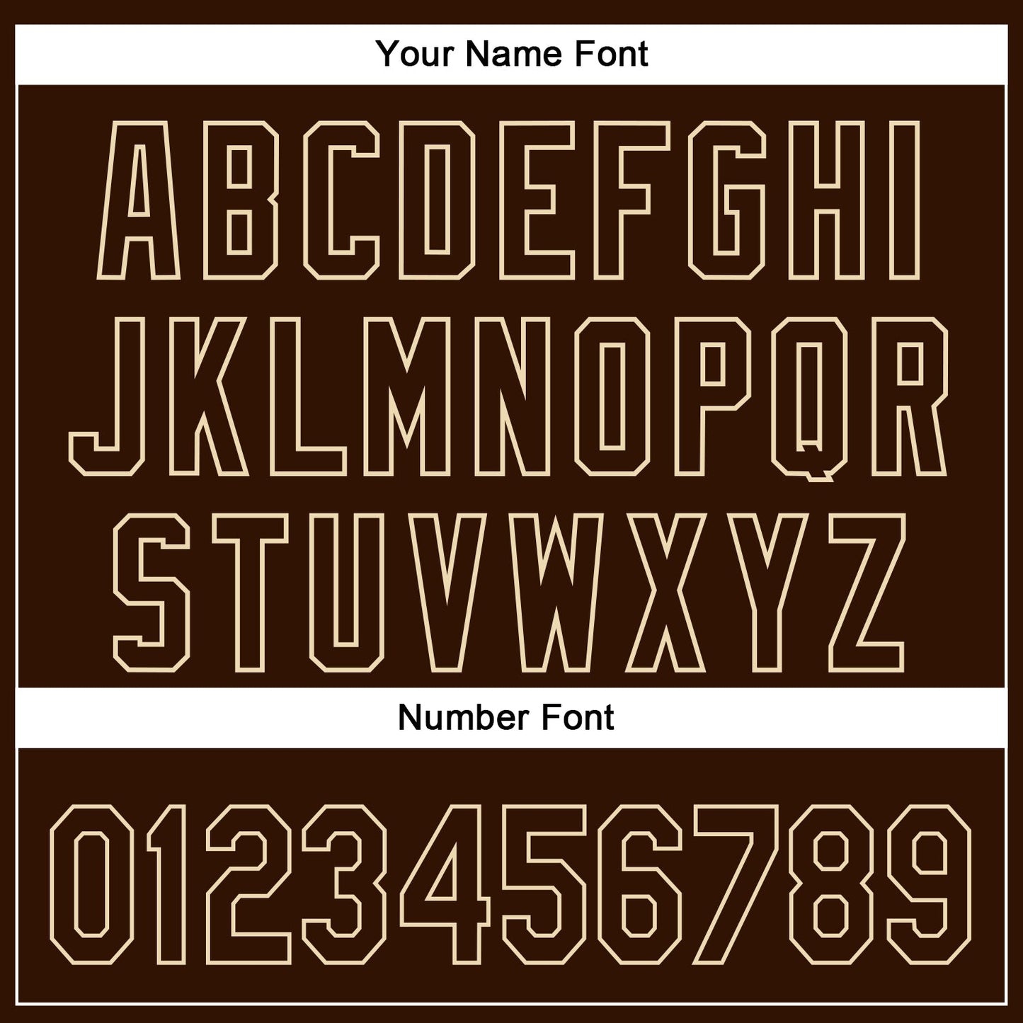 Custom Brown Cream 3D Pattern Design Football Skull Helmet Authentic Baseball Jersey football jersey product view 5