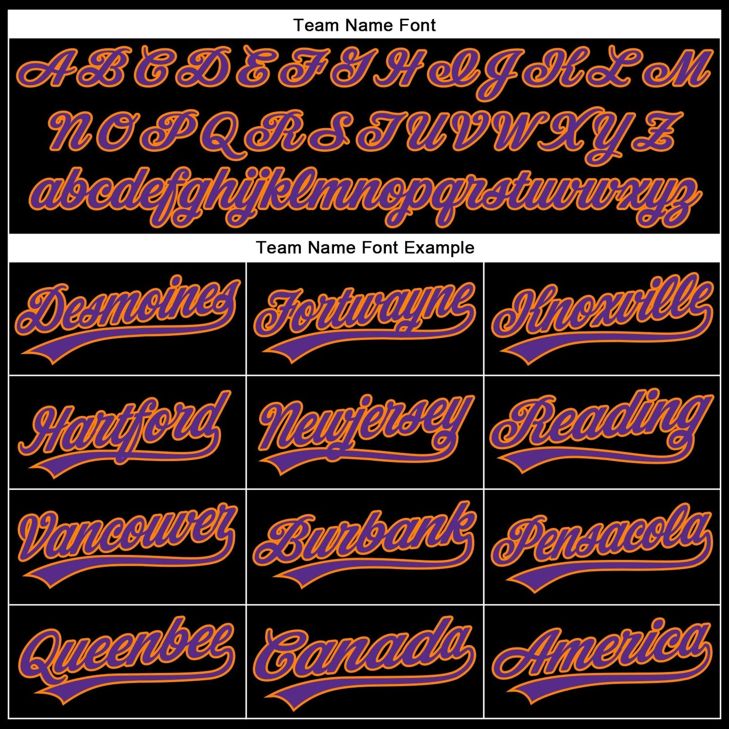 Custom Black Purple-Bay Orange 3D Pattern Halloween Skull Authentic Baseball Jersey baseball jersey product view 4