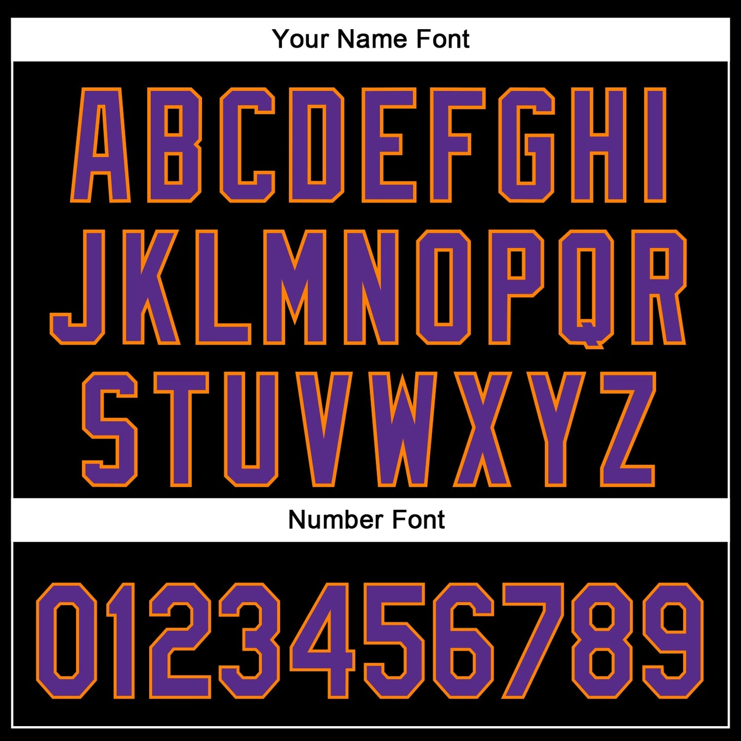Custom Black Purple-Bay Orange 3D Pattern Halloween Skull Authentic Baseball Jersey baseball jersey product view 5