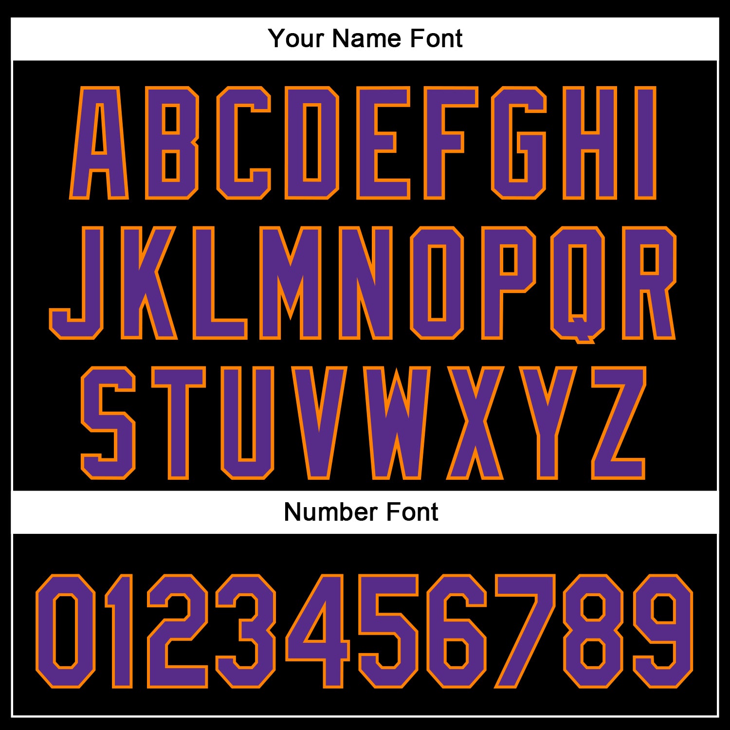 Custom Black Purple-Bay Orange 3D Pattern Halloween Skull Authentic Baseball Jersey baseball jersey product view 5