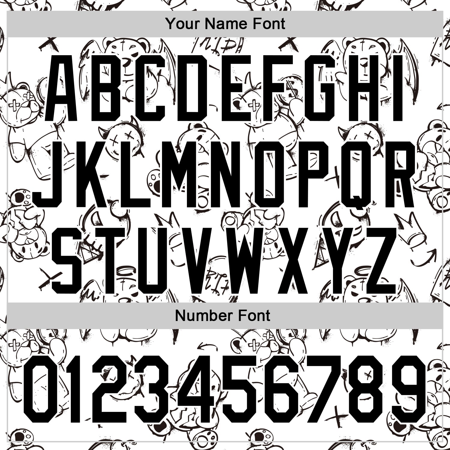 Custom White Black 3D Pattern Halloween Authentic Baseball Jersey baseball jersey product view 5